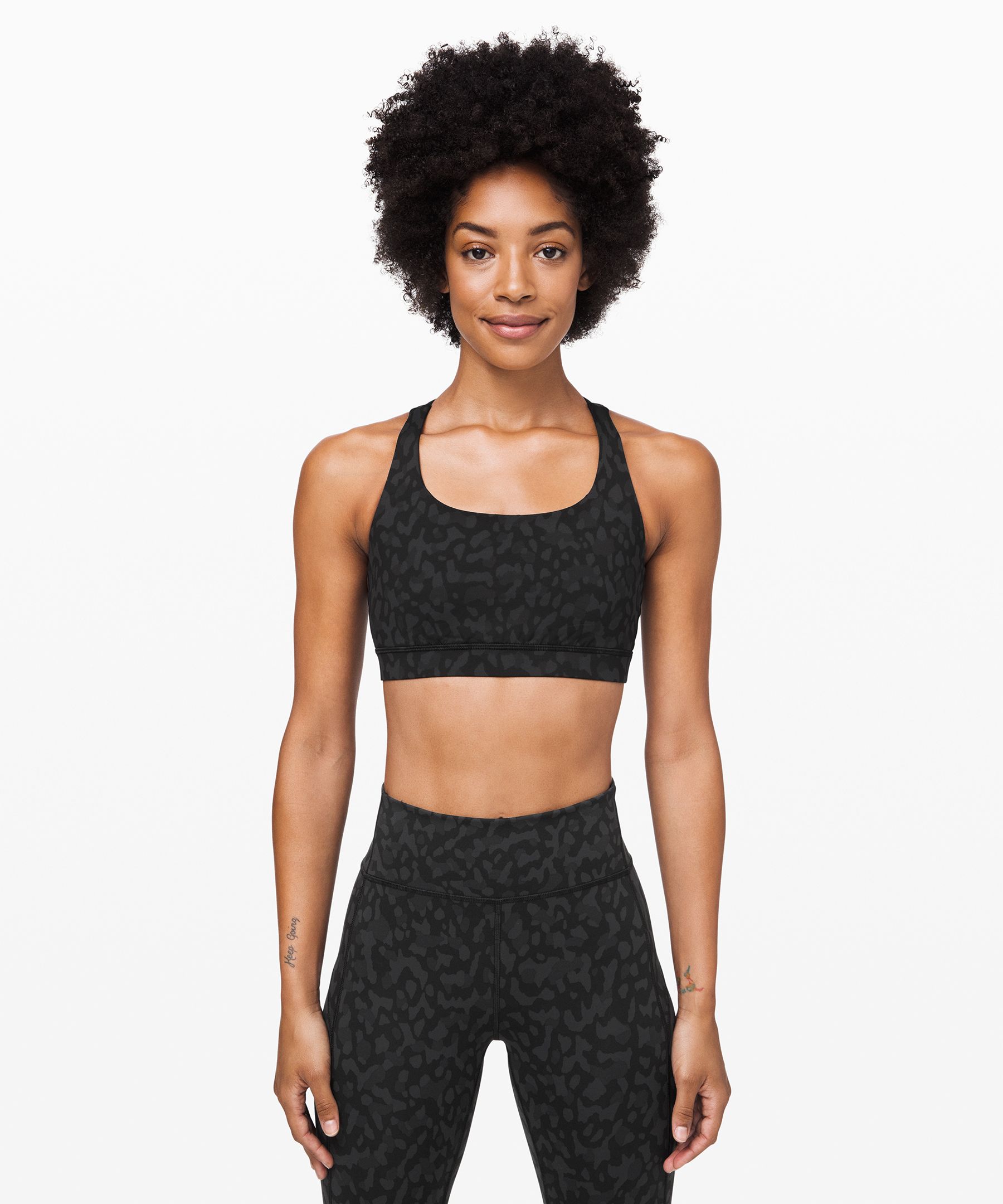 lululemon energy bra black