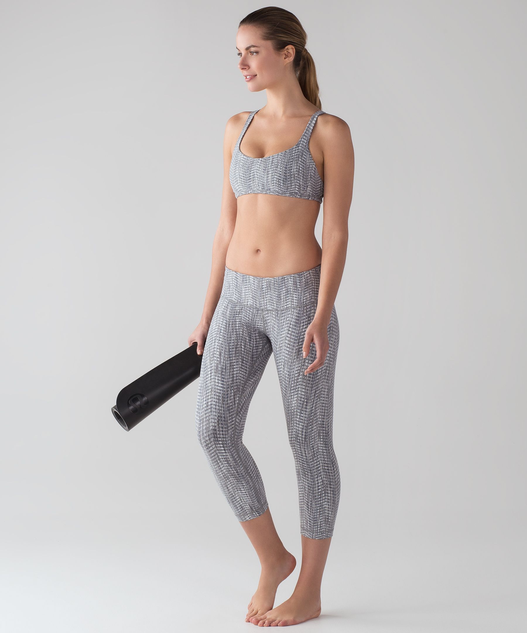 Lululemon Lululemon Women's 10 Gray Speckled Luxtreme Strappy