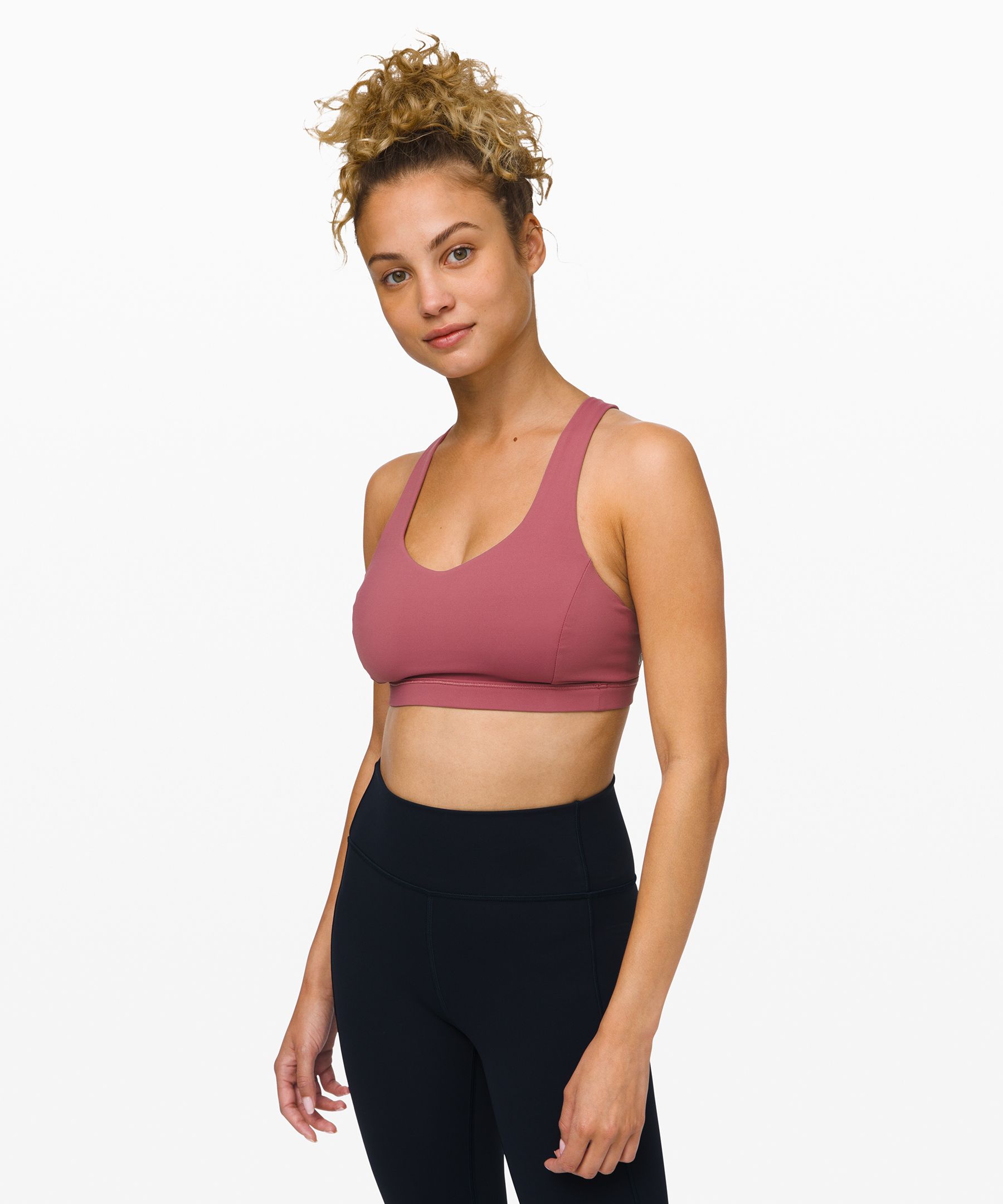 Lululemon Free To Be Serene Bra *light Support, C/d Cup In Pink