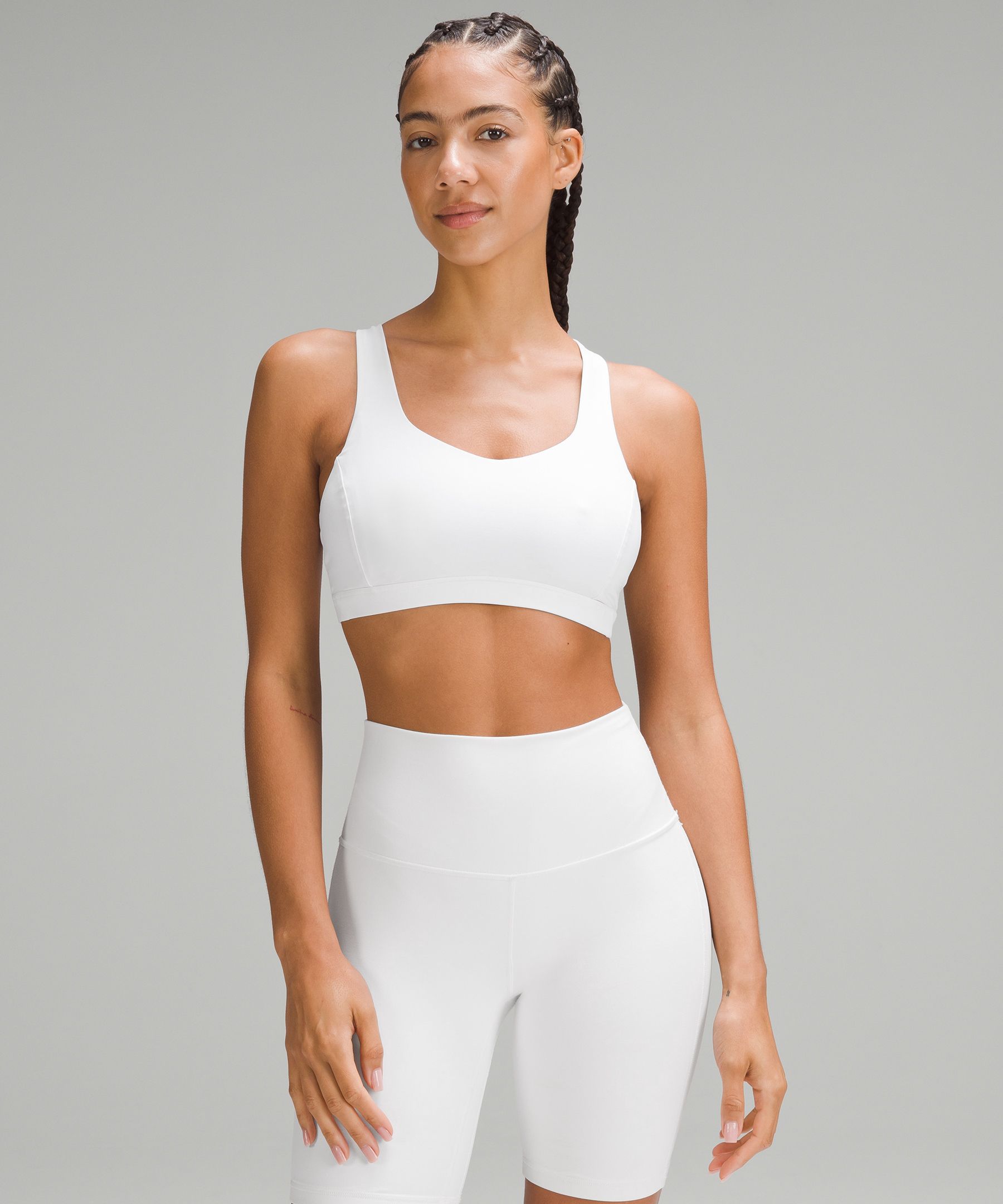 Lululemon Free To Be Serene Bra Light Support, C/d Cup In White