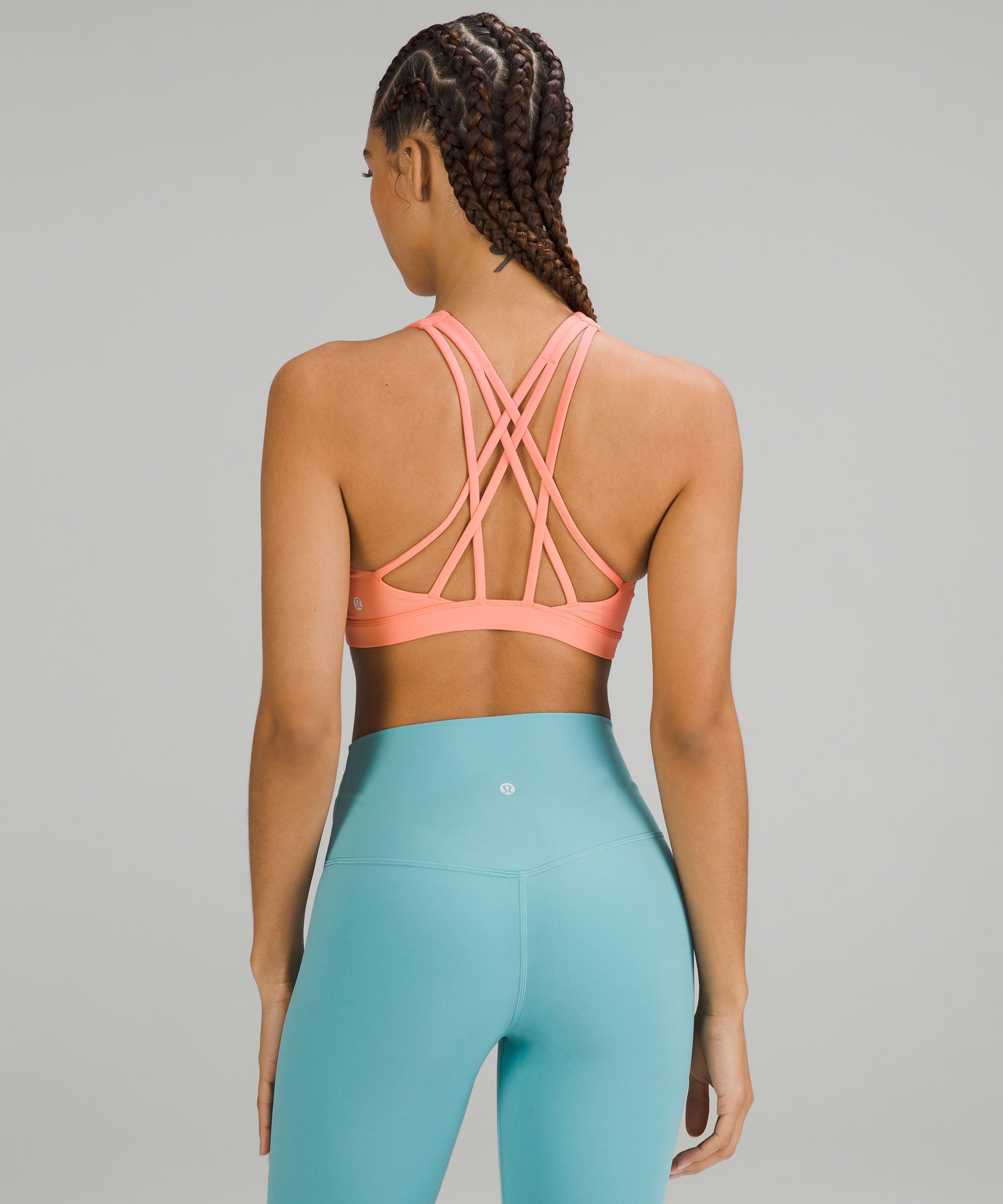 free with $170 purchase] Lululemon Free To Be Serene Bra High Neck Long Line,  Women's Fashion, Activewear on Carousell