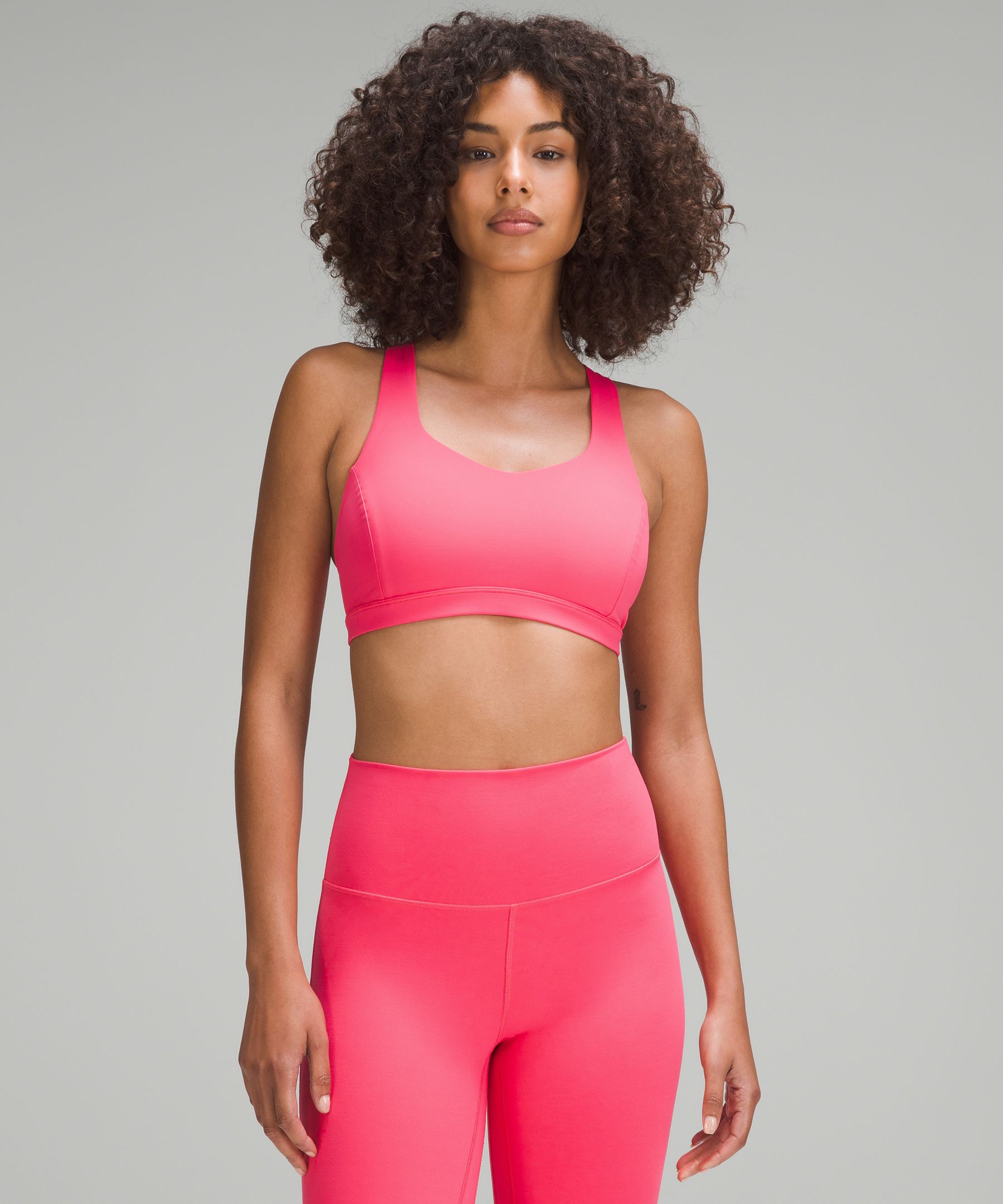 Lululemon Free To Be Serene Bra Light Support, C/d Cup In Wee Are