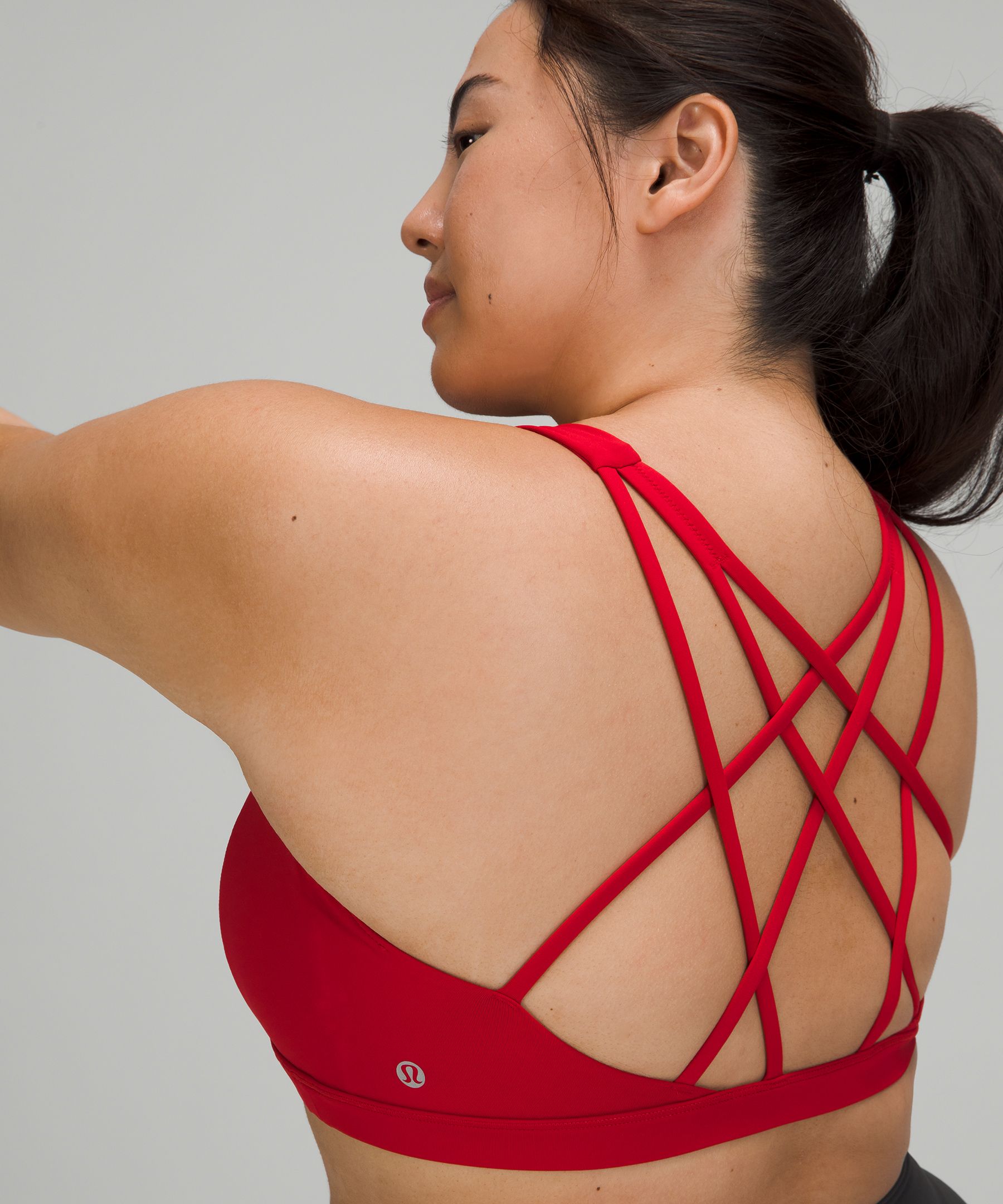 red lululemon bra