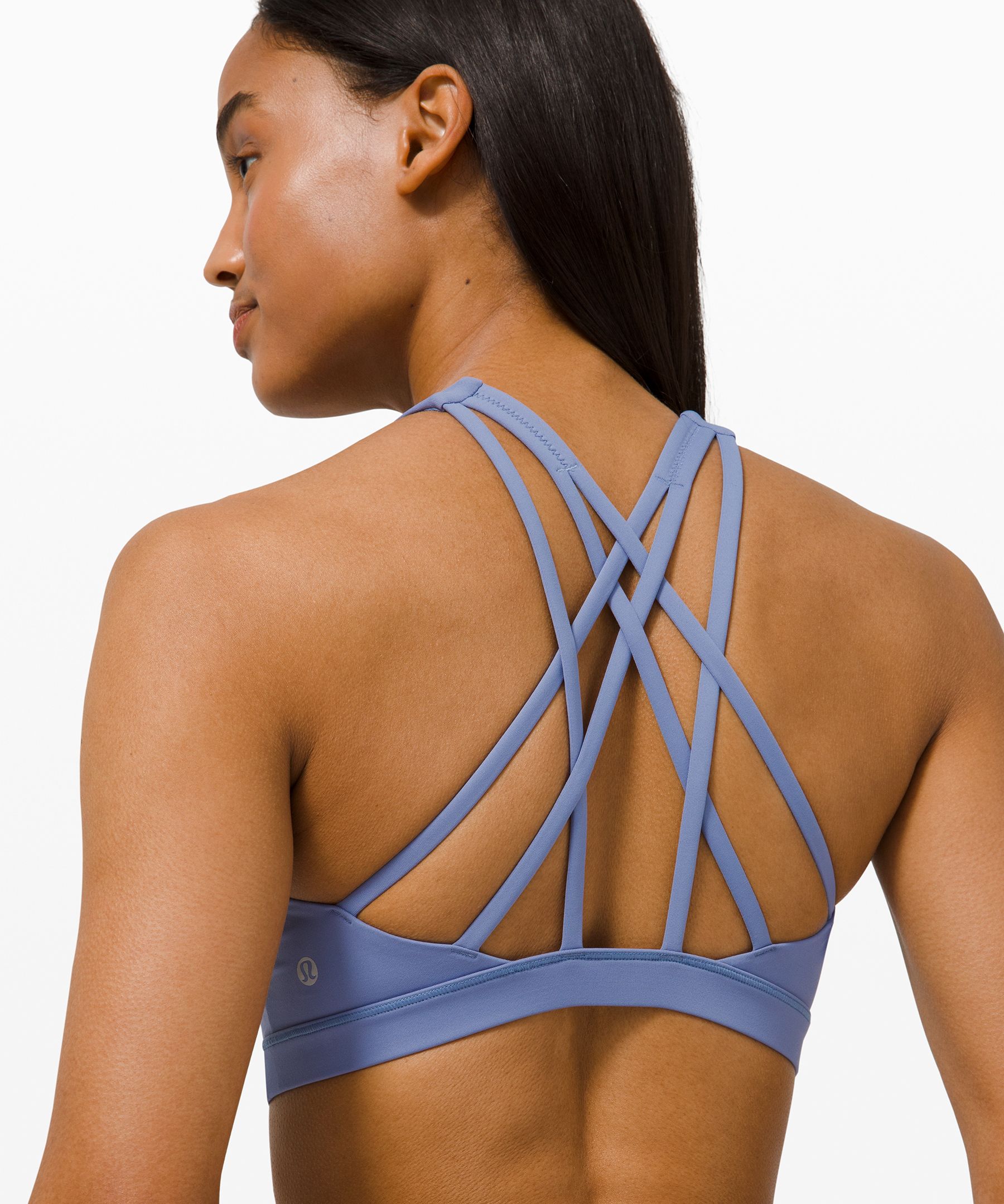 Lululemon Free to Be Serene Cross-Front Bra *Light Support, C/D Cup - Night  Sea - lulu fanatics