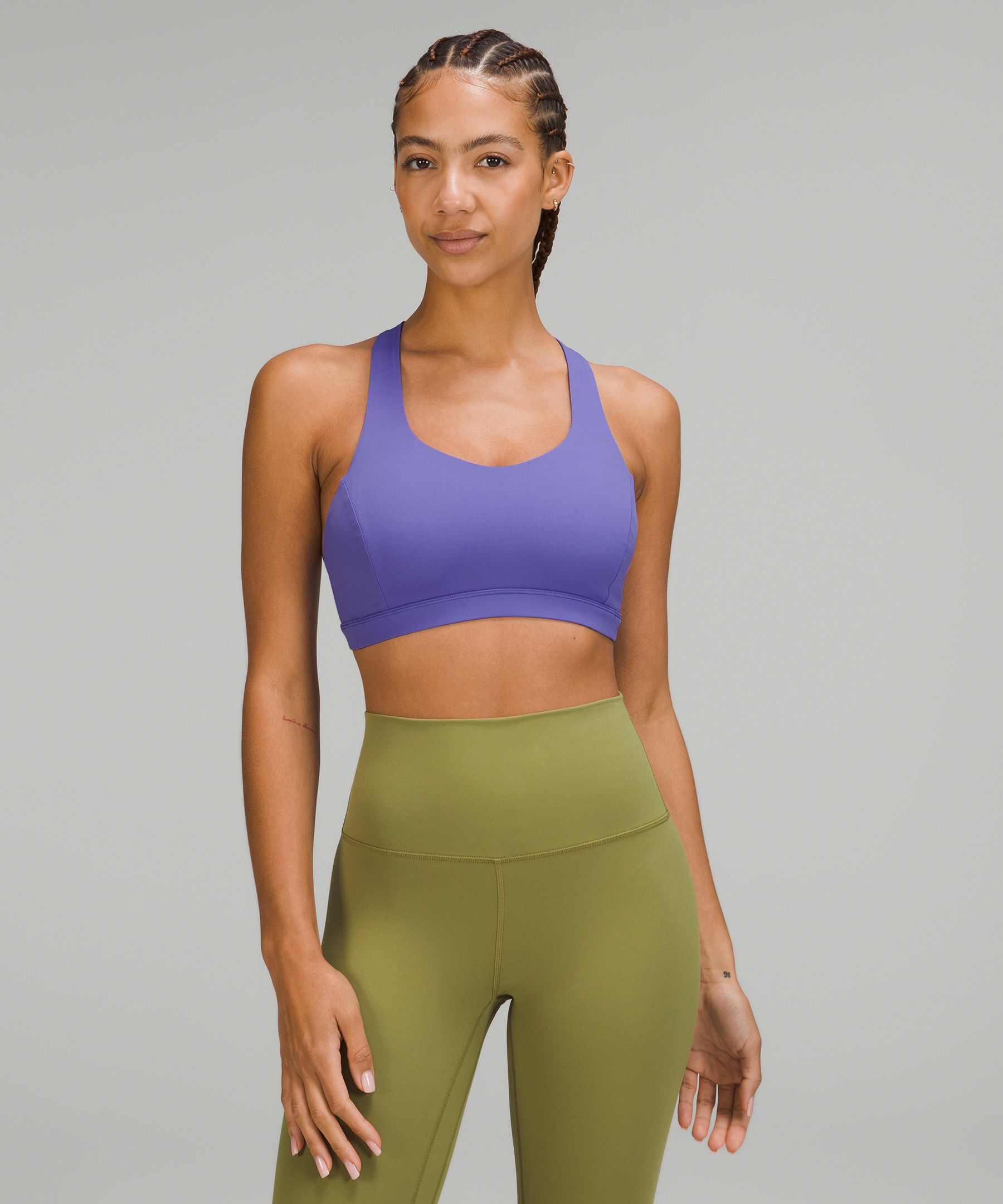 Lululemon Free To Be Serene Bra *Light Support, C/D Cup - Lavender Dew -  lulu fanatics