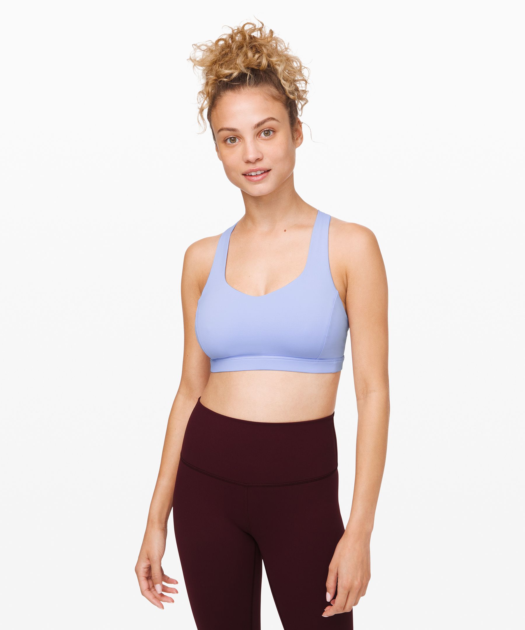 Lululemon Free To Be Serene Bra*light Support, C/d Cup In Lilac