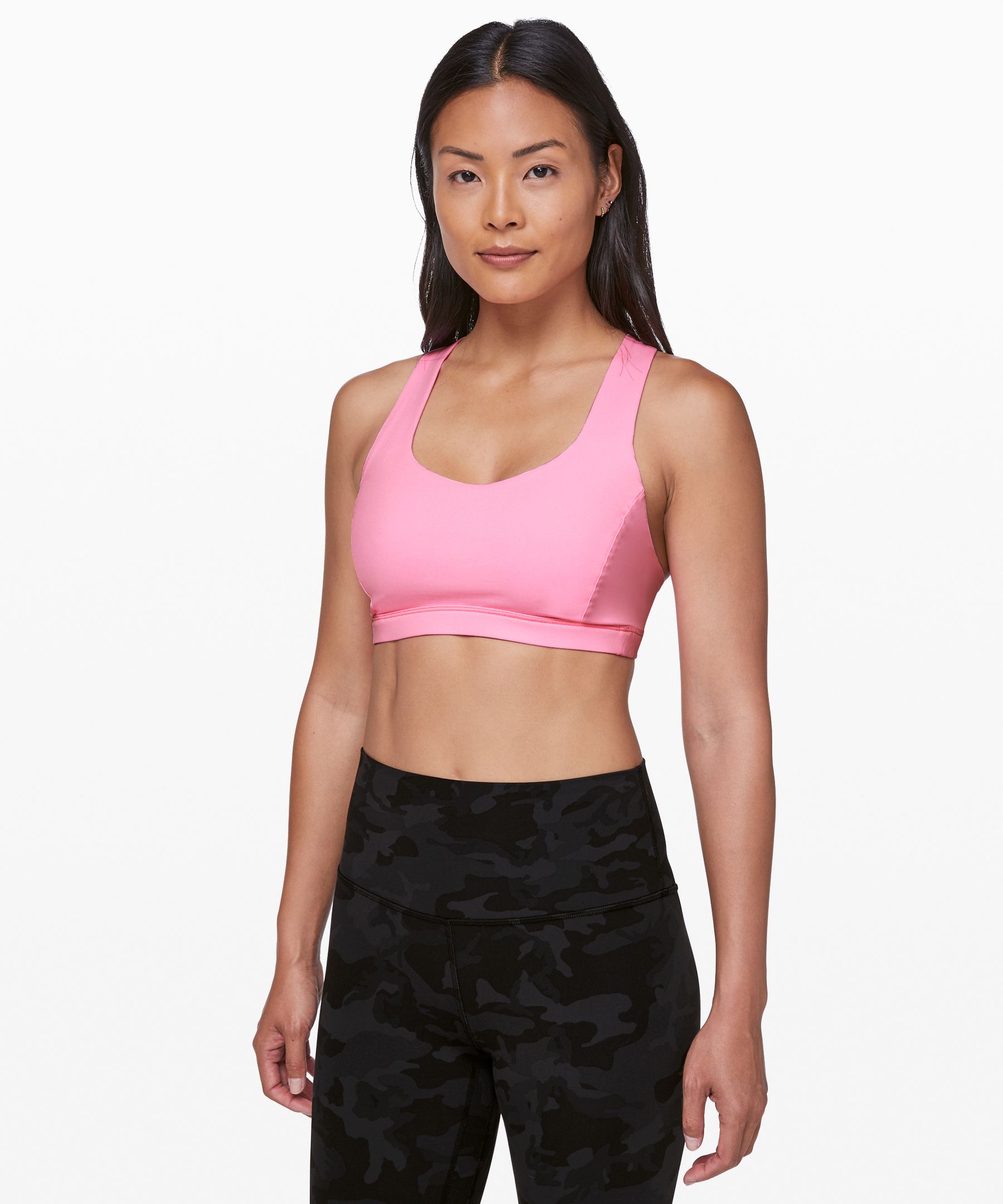 Lululemon Free To Be Serene Bra *light Support, C/d Cup In Pink