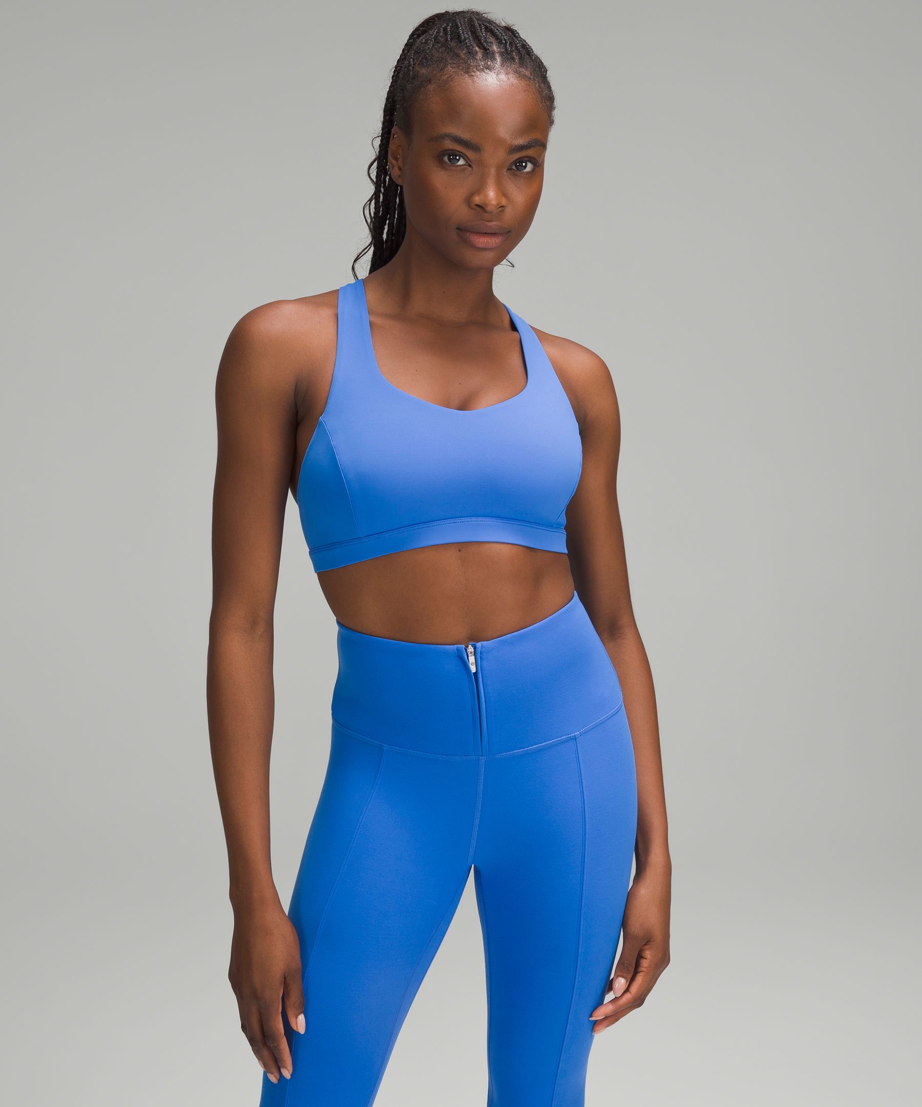 Lululemon Free to Be Serene Bra + Boysenberry Align Crops - Agent Athletica