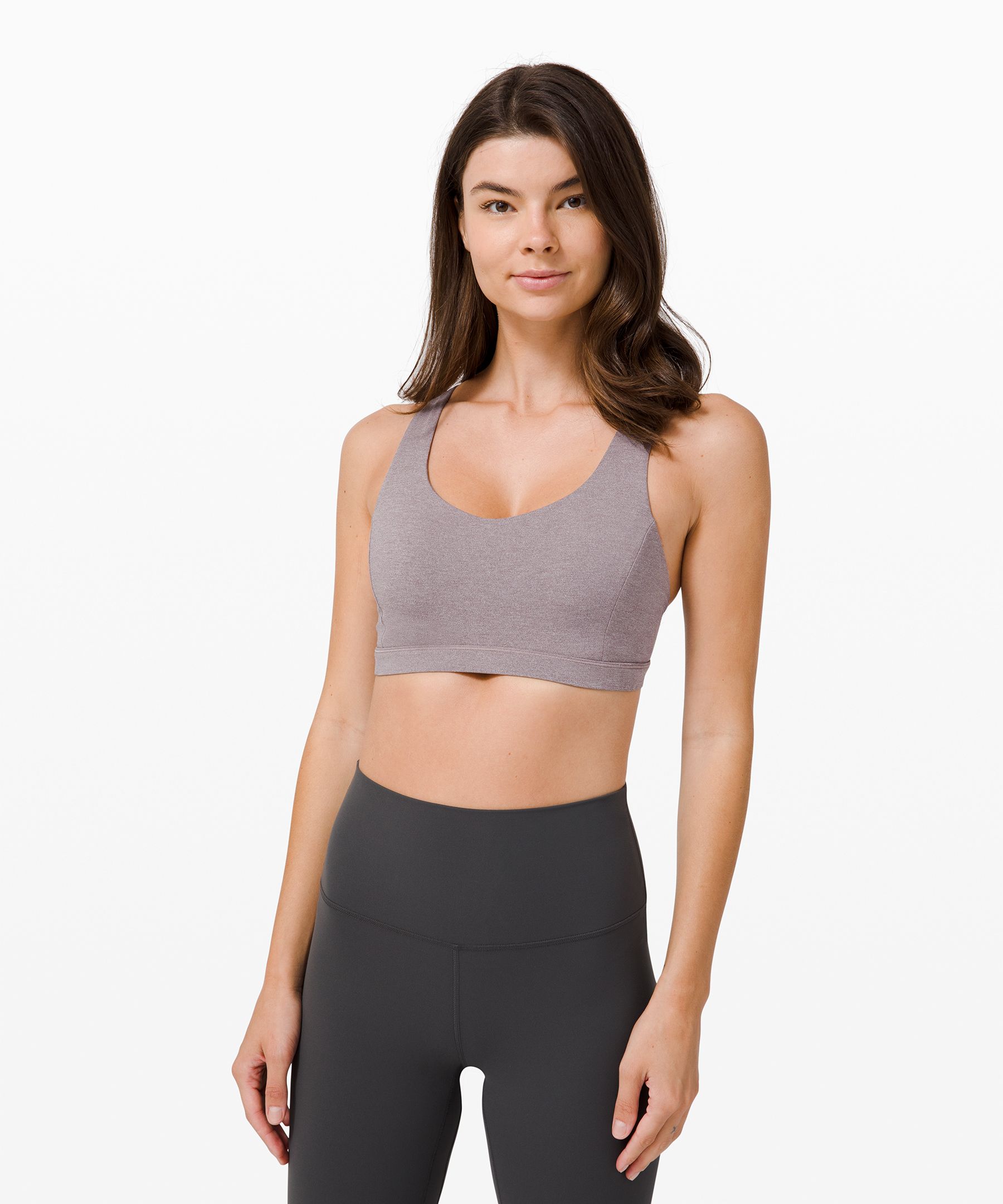 Lululemon Free To Be Serene Bra *light Support, C/d Cup In Grey