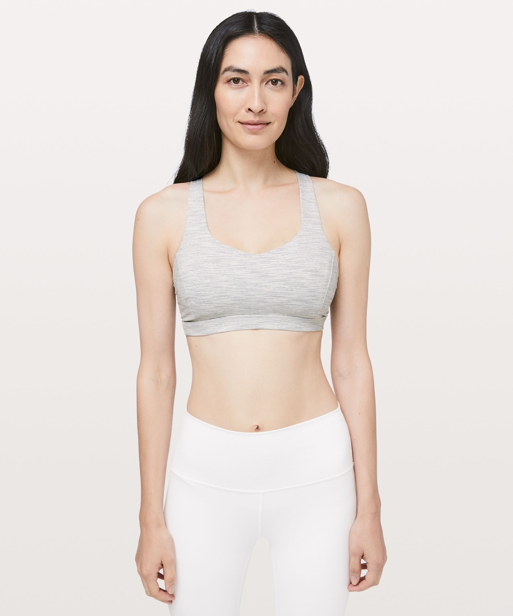 Lululemon Free To Be Serene Bra Light Support, C/d Cup In Wee Are From Space Nimbus Battleship