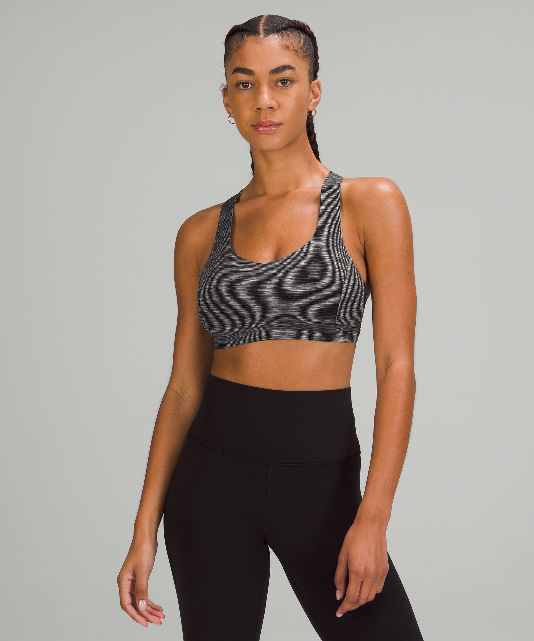 Indigo // lululemon Free to Be Serene Bra — INDIGO FITNESS