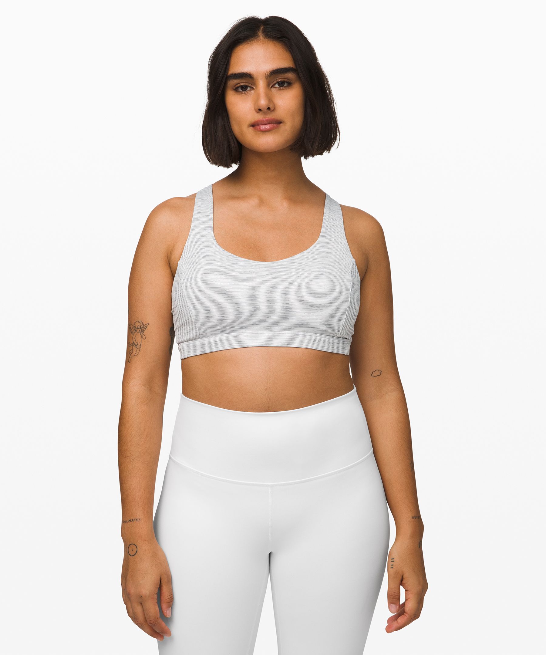 Lululemon Free To Be Serene Bra *light Support, C/d Cup In Wee Are From Space Nimbus Battleship