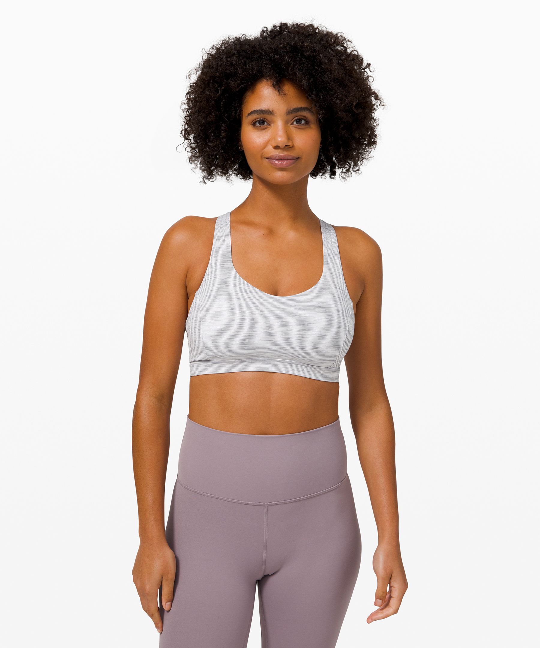 Lululemon Free To Be Serene Bra Light Support, C/d Cup In Wee Are From Space Nimbus Battleship/violet Verbena