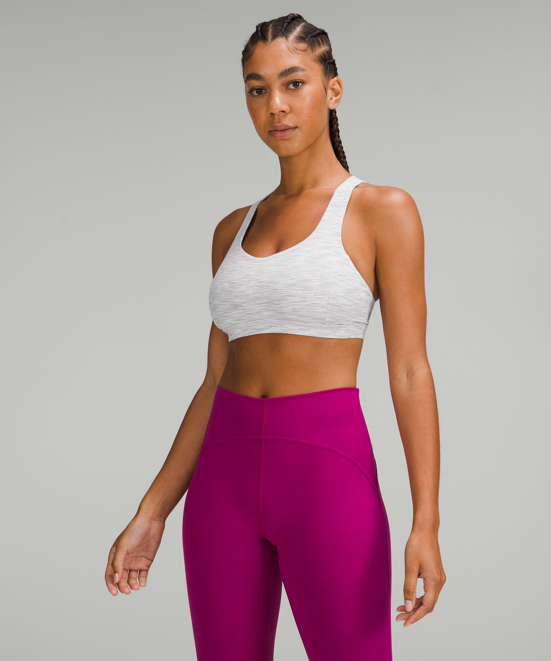 Lululemon Free To Be Serene Bra Light Support, C/d Cup In Wee Are