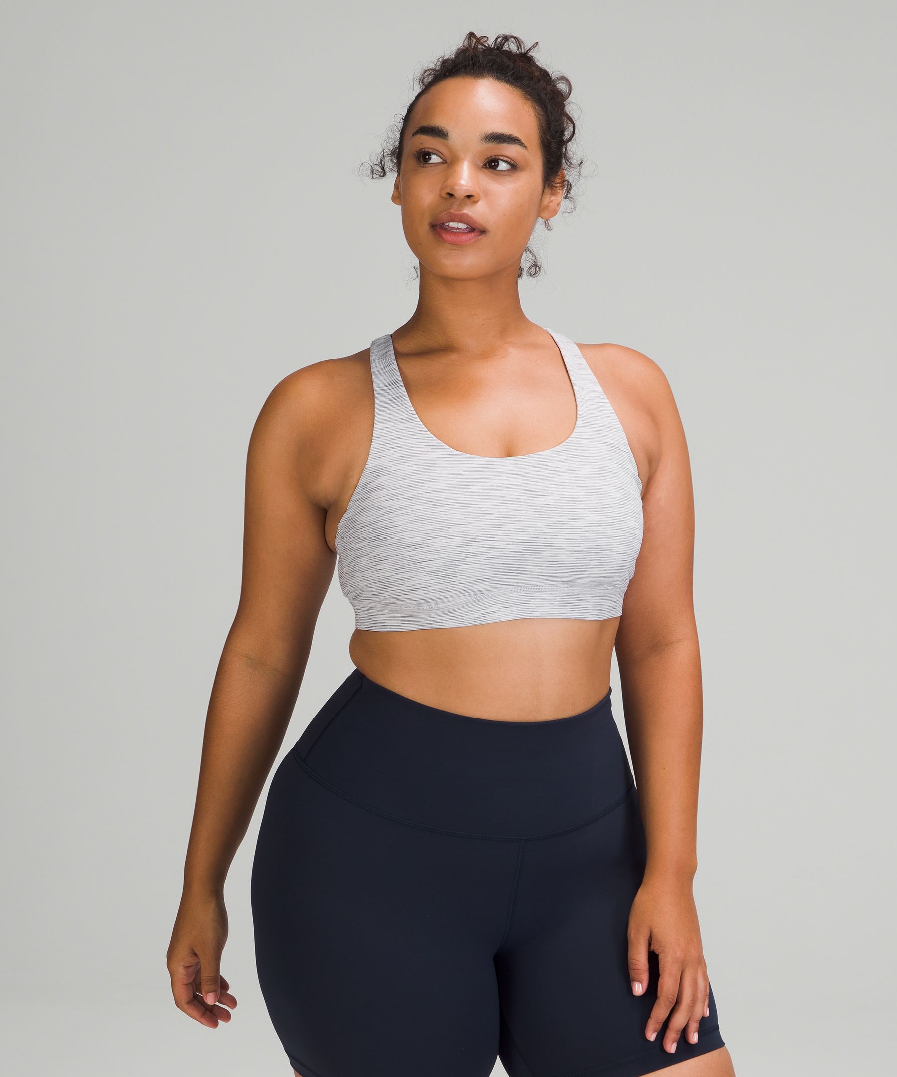 Lululemon Invigorate Bra Medium Support, B/c Cup In Wee Are From Space Nimbus Battleship/nimbus