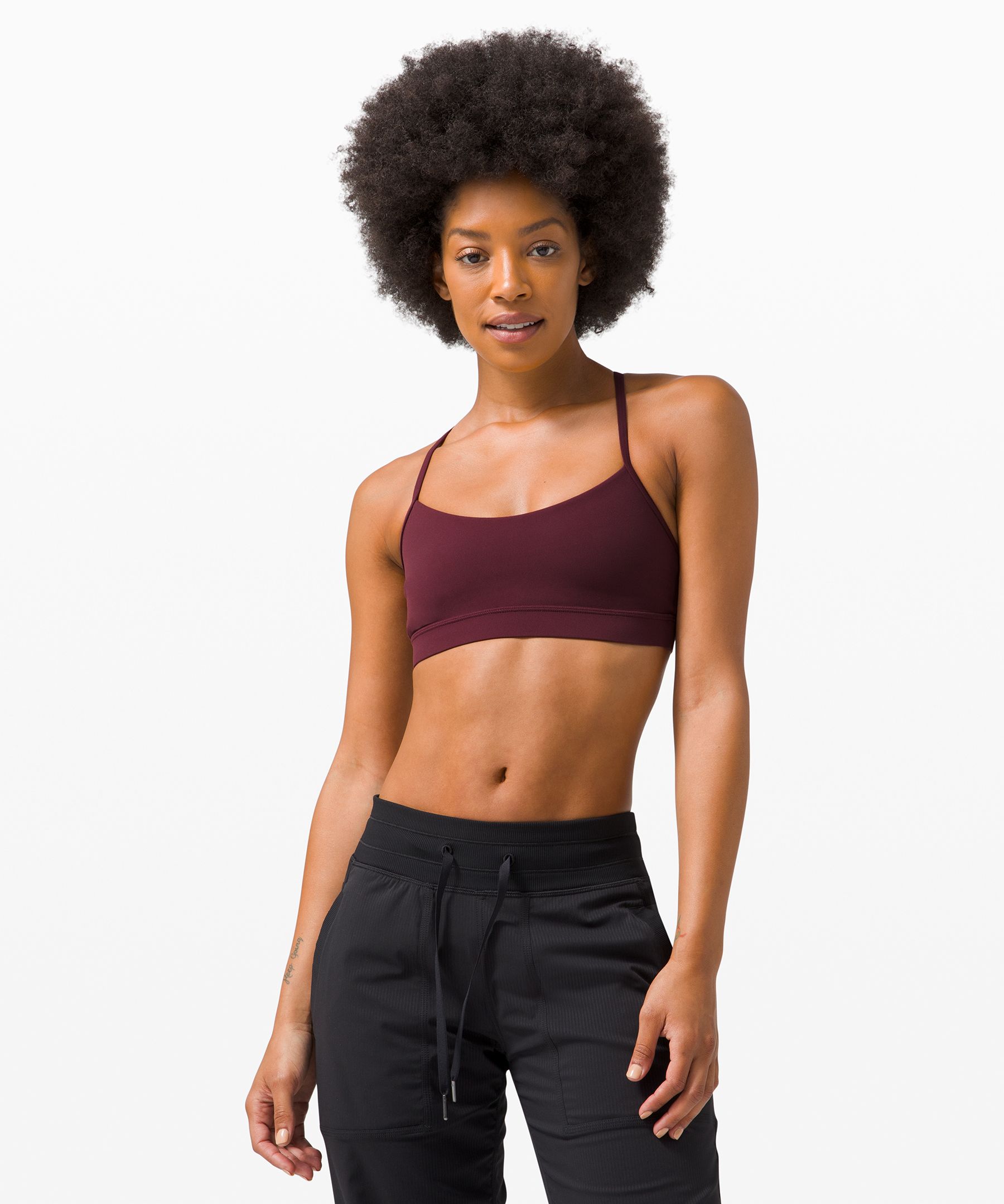 lululemon - Hight neck Flow Y Bra Nulu Light Support on Designer