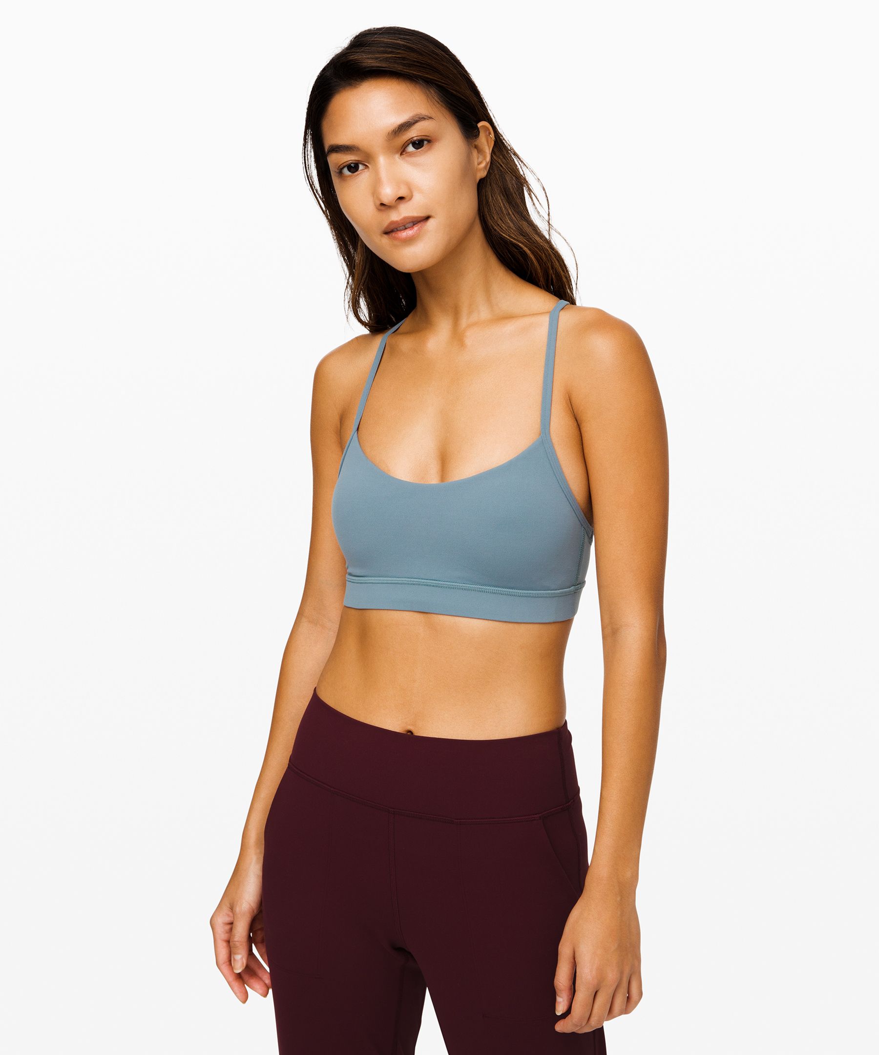 Lululemon Flow Y Bra *Nulu - Arctic Mint - lulu fanatics