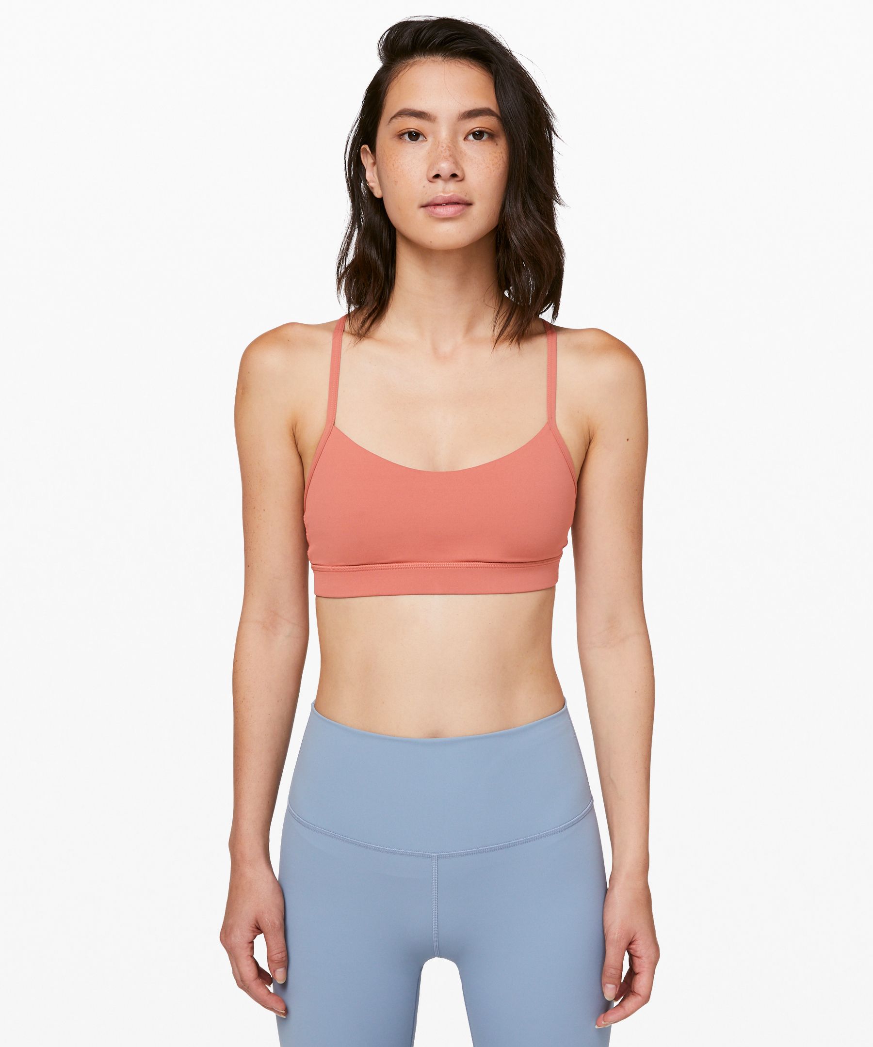 Lululemon Flow Y Nulu Bra Light Support, A-c Cups In Water Drop