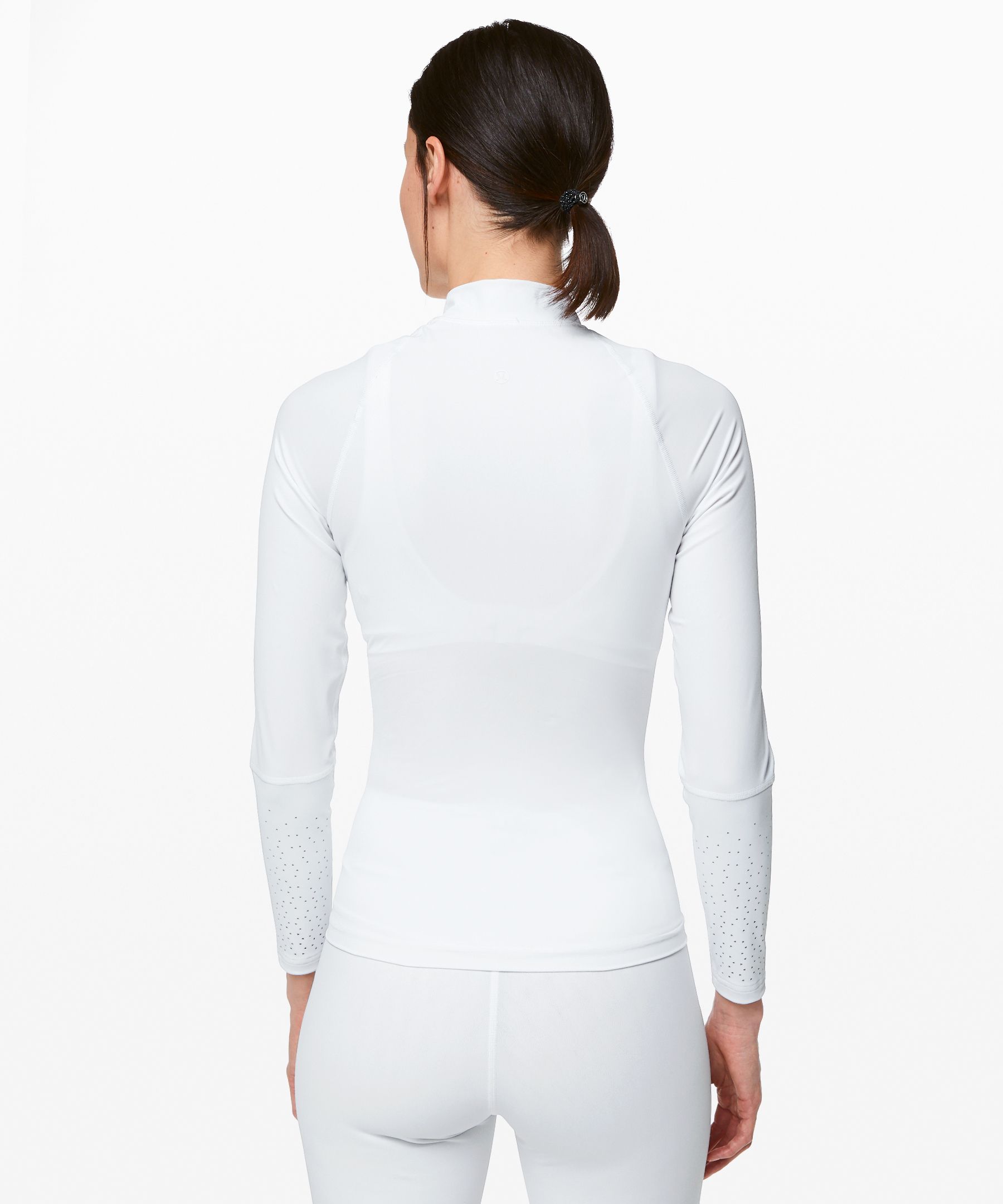 Lululemon Waterside UVP Short-Sleeve Rash Guard - White - lulu fanatics