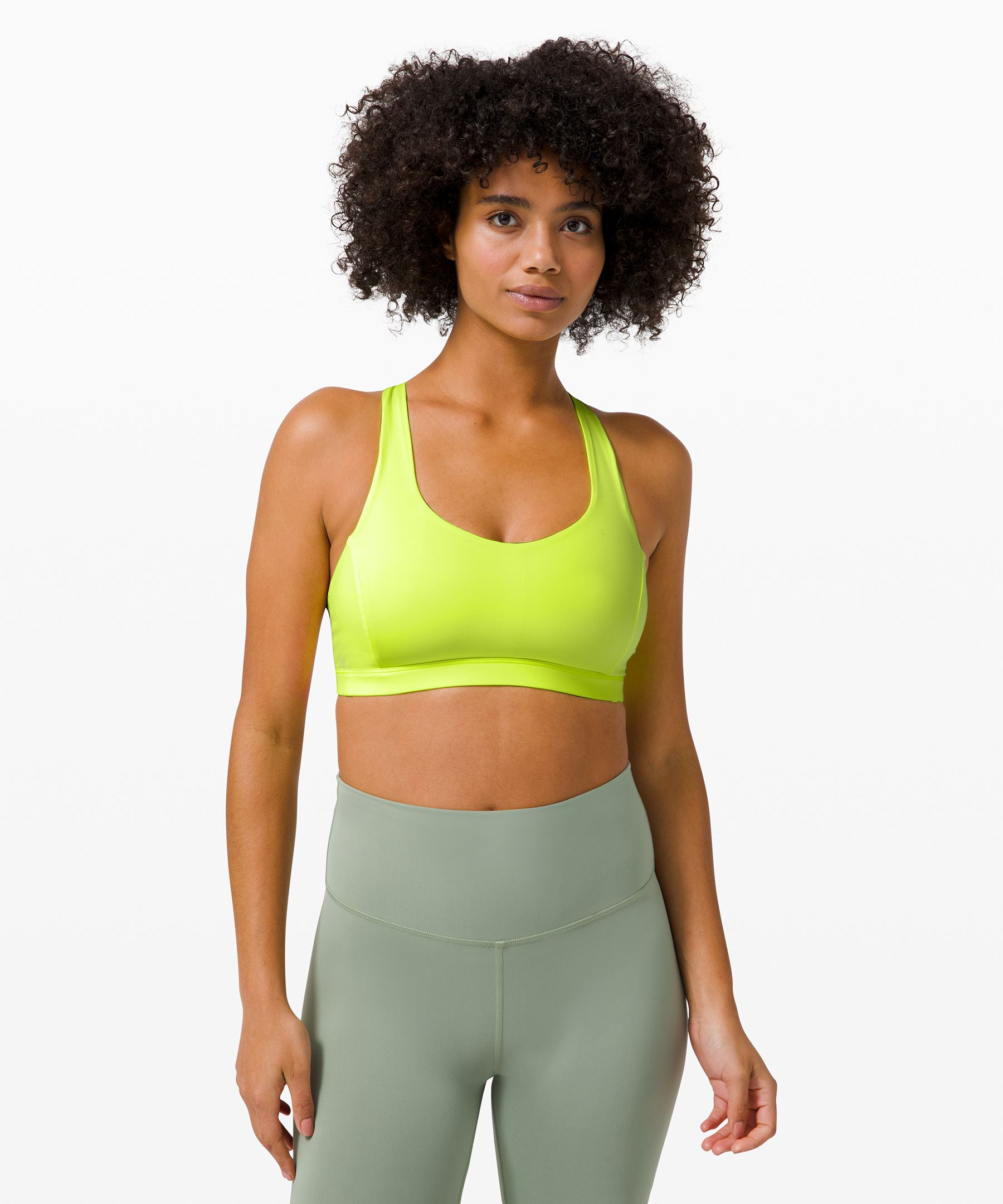 Lululemon Free To Be Serene Bra *light Support, C/d Cup In Yellow