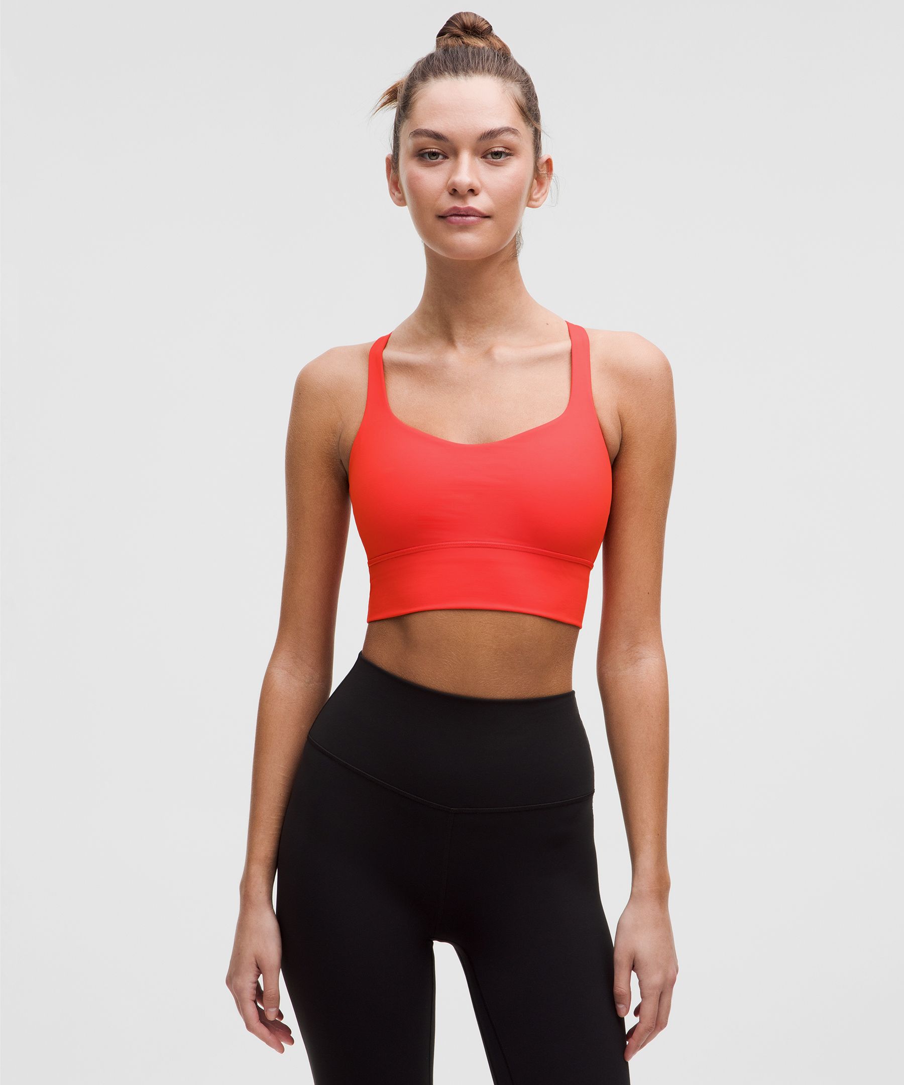 Free to Be Longline Bra *Light Support, A/B Cup, Solar Orange