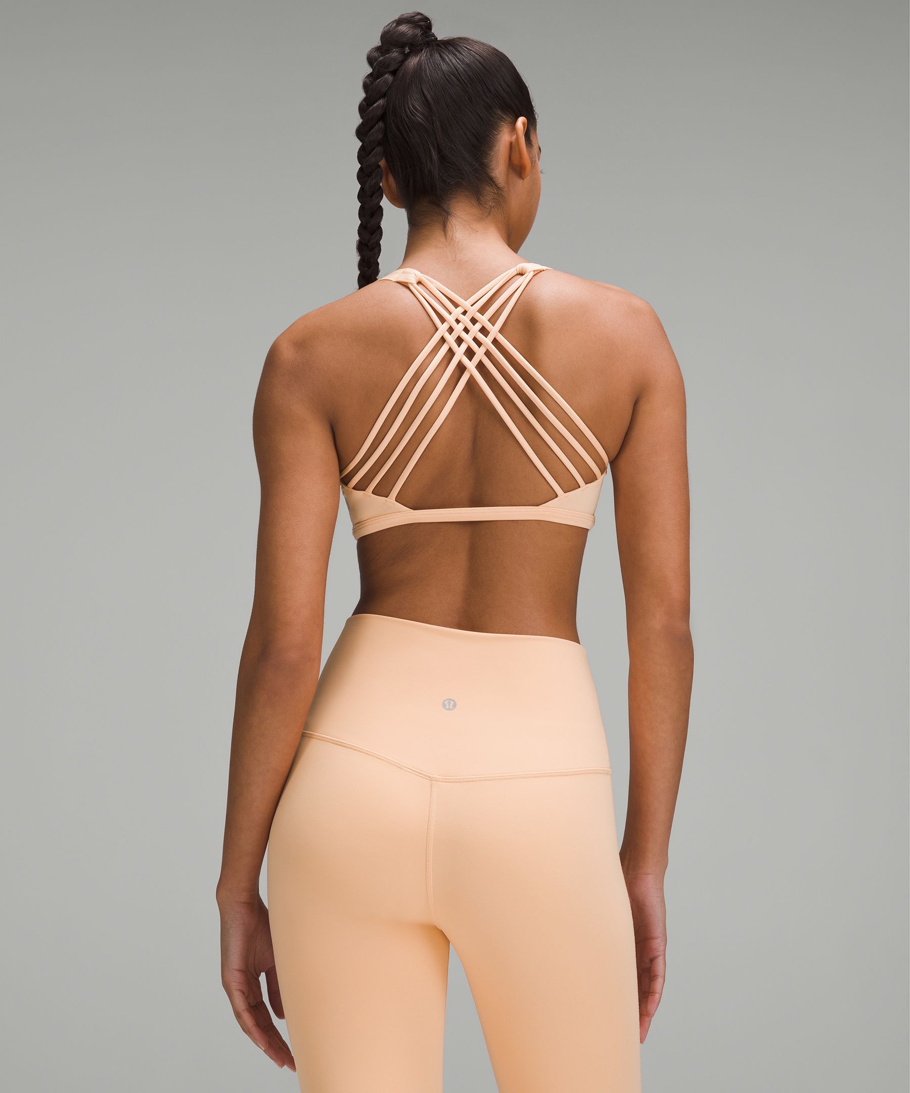 Lululemon Free To Be Bra $42.00 Pow Pink Light ~  Bra women, Women's  sports bras, Athletic outfits