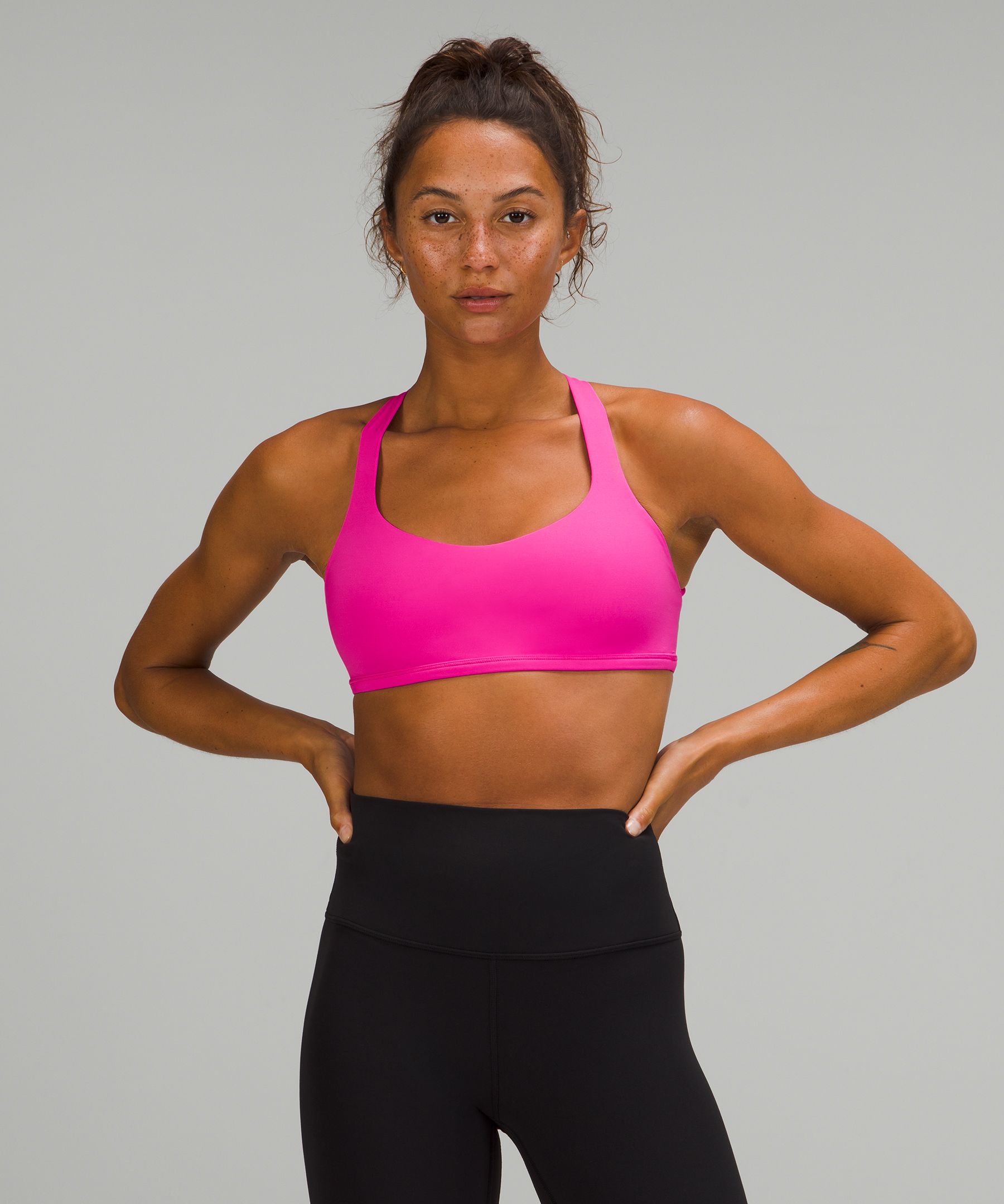 Lululemon Wild Light Support, A/b Cup In Pow Pink