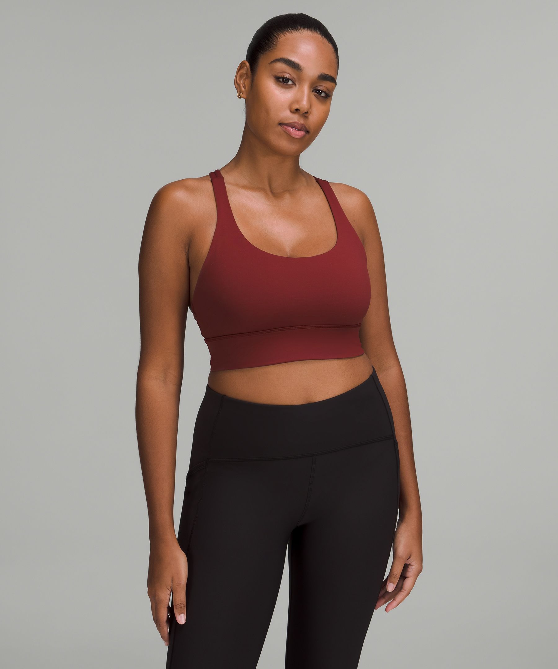 Lululemon Energy Longline Bra Medium Support, B-d Cups | ModeSens