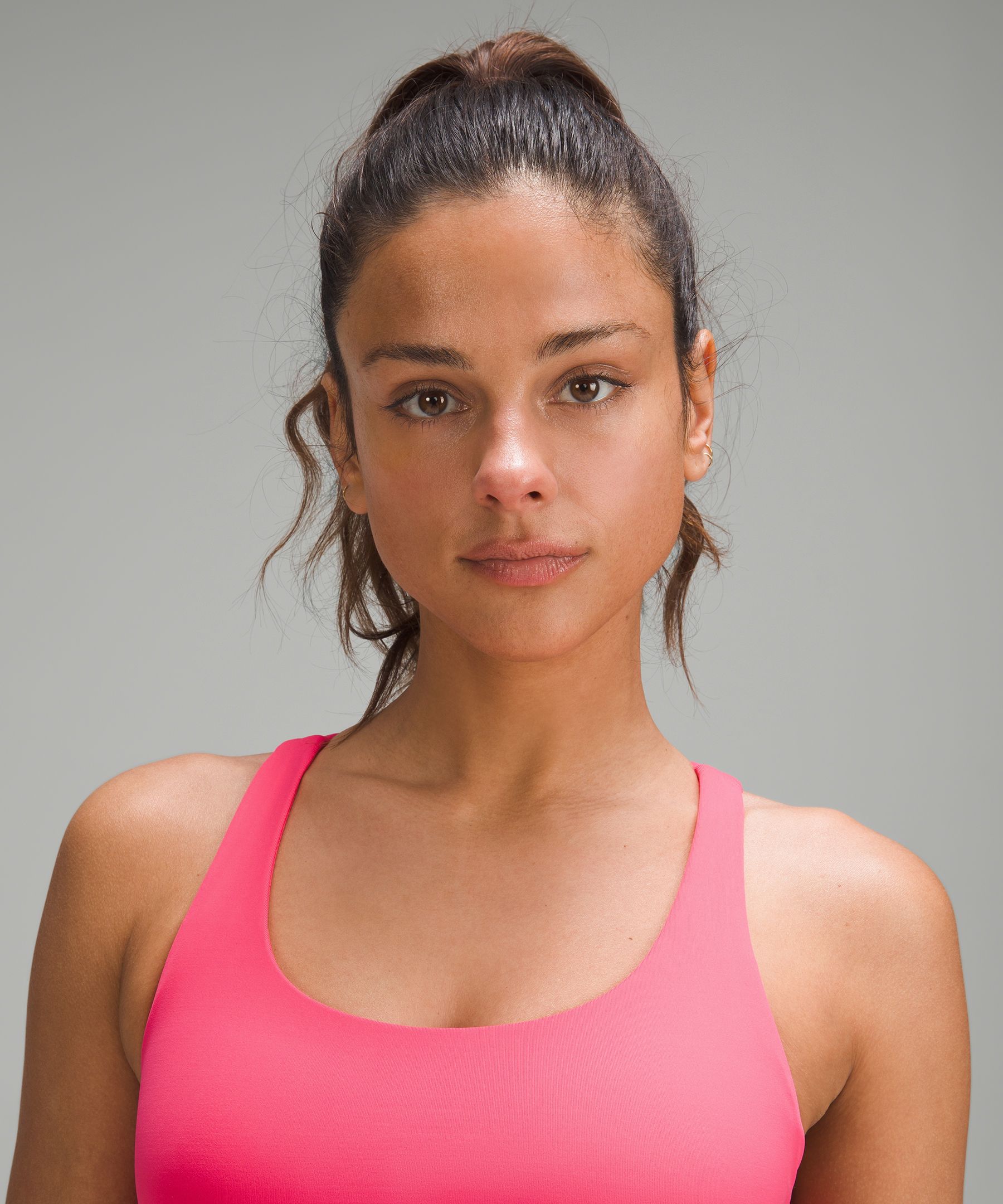 Lululemon Energy Longline Bra *Medium Support, B–D Cups - Flush Pink - lulu  fanatics