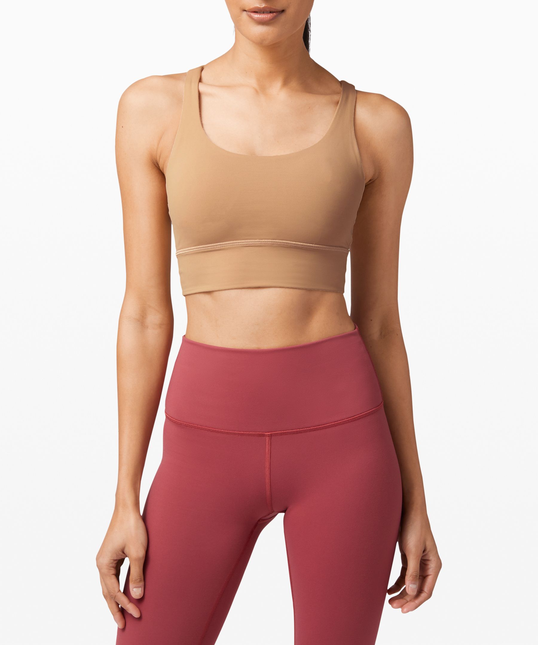 Lululemon Energy Longline Bra *Medium Support, B–D Cups - Faint Lavender -  lulu fanatics