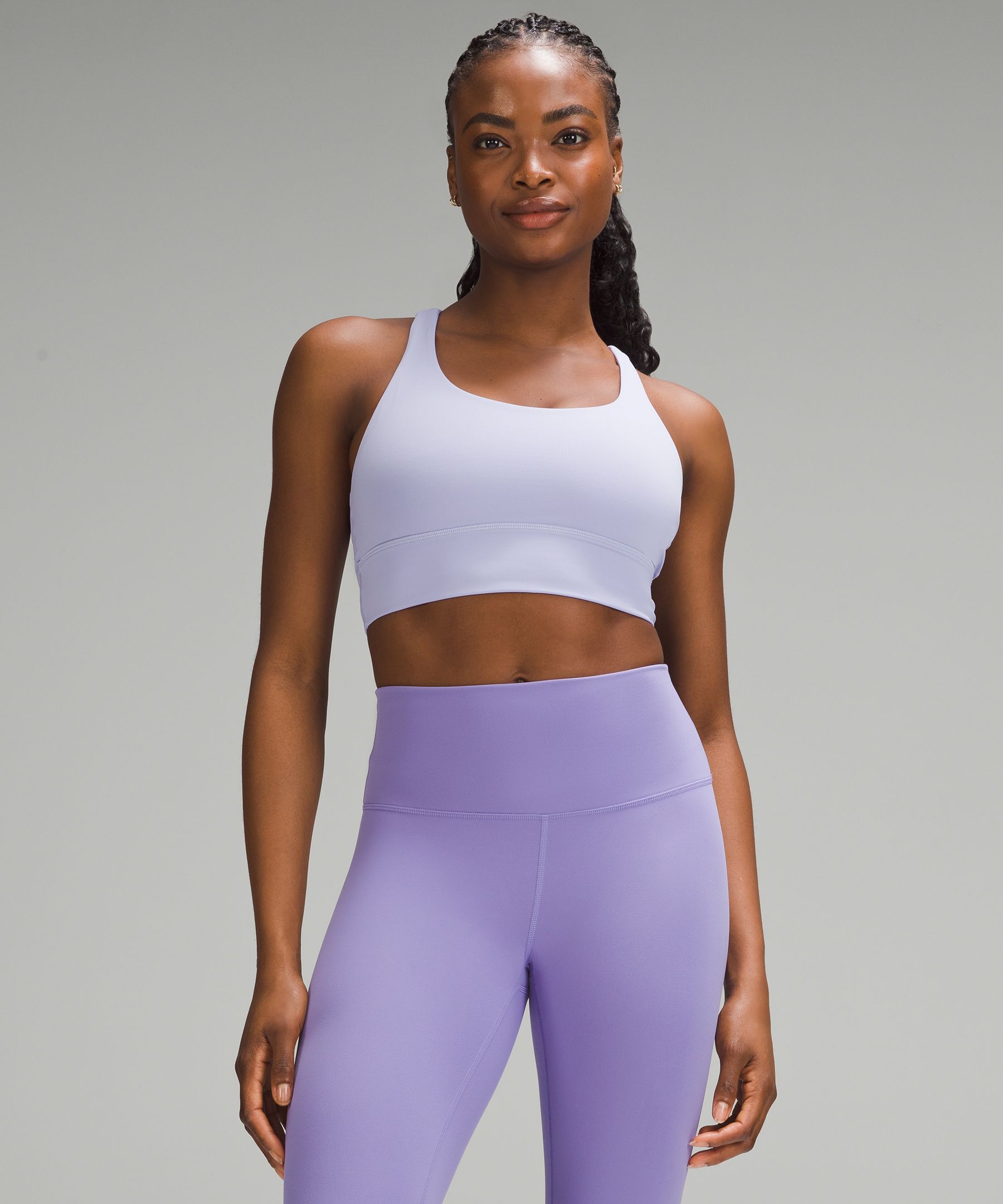 Lululemon Energy Longline Bra *Medium Support, B–D Cups - Pastel