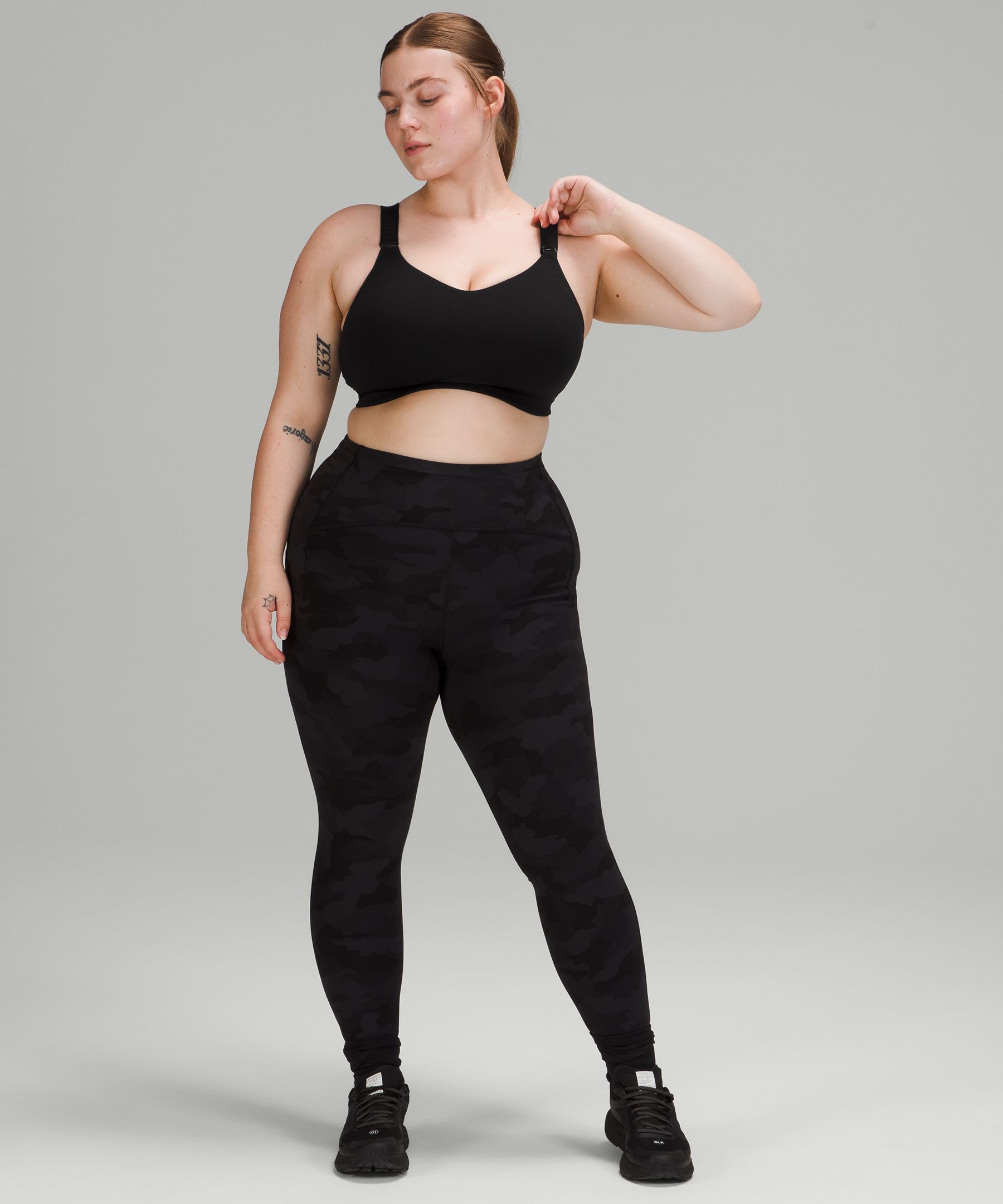 Lululemon Swift Speed Bra High Support, A-e Cups In Black