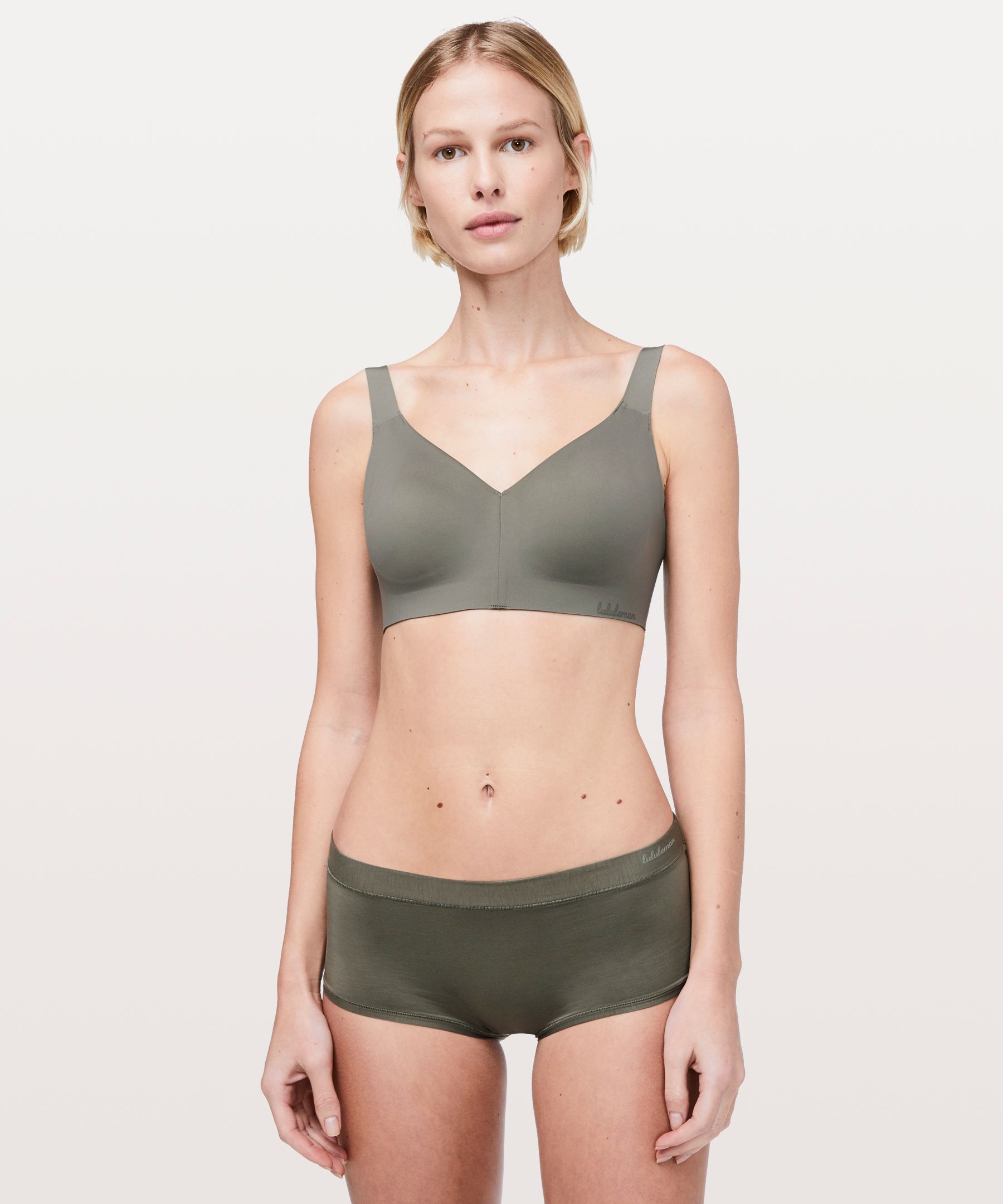 Lululemon Like Nothing Bra *Lace - Dusty Bronze / Misty Shell