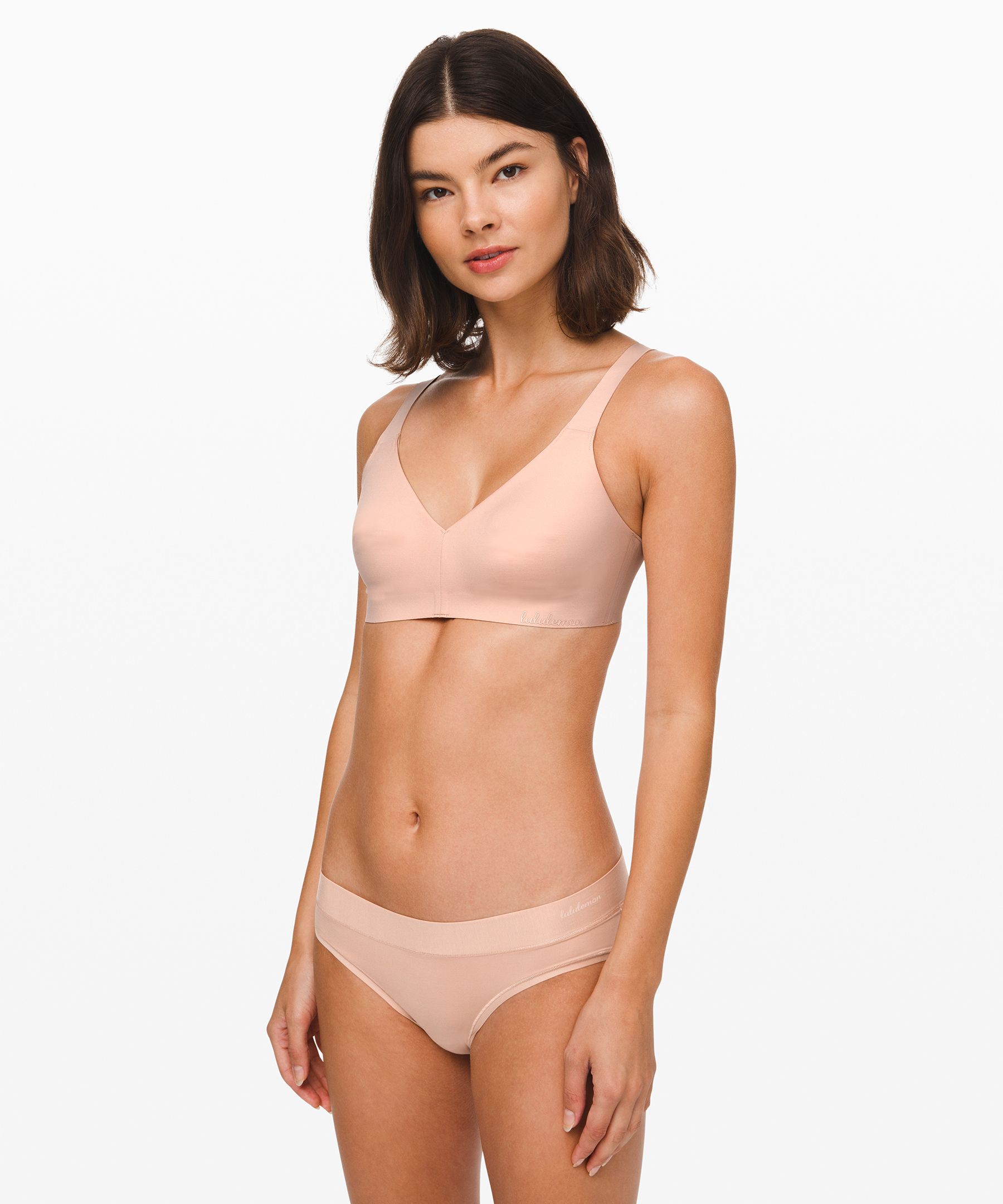 Lululemon Like Nothing Bra *Lace - Dusty Bronze / Misty Shell