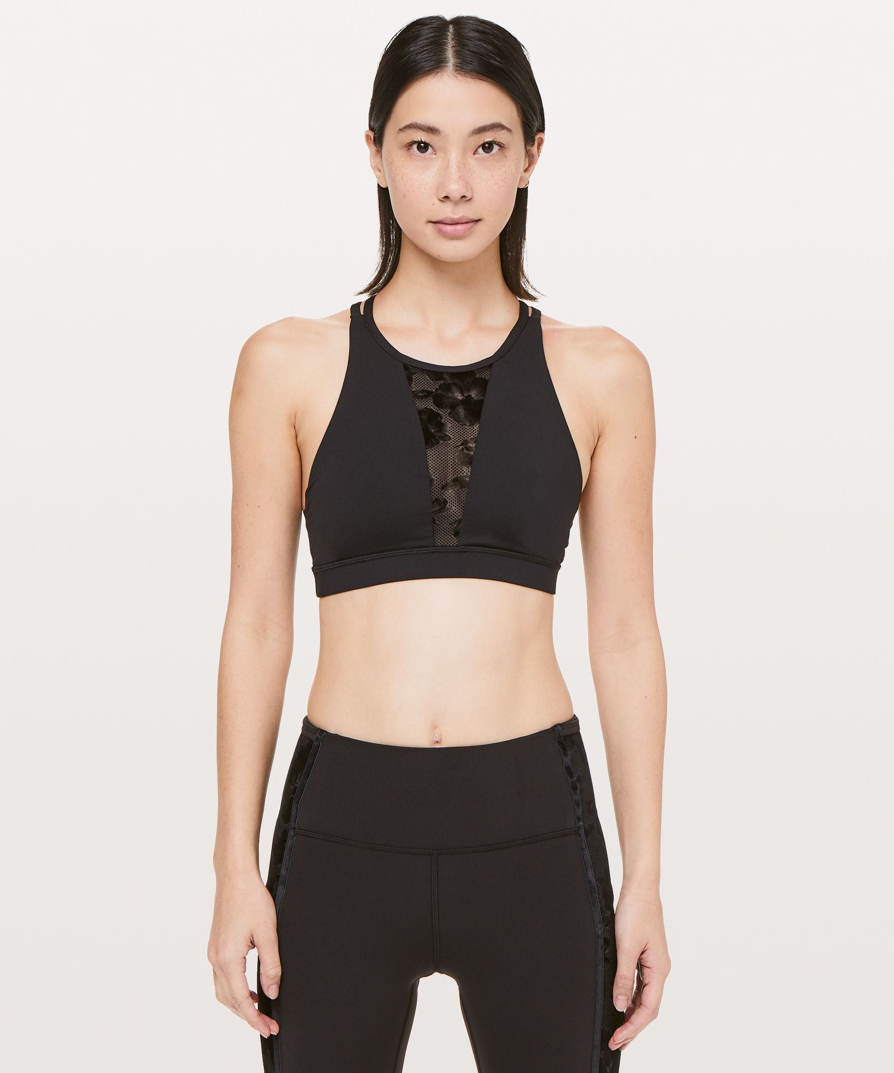 Buy Flocked Mesh Bralette Online