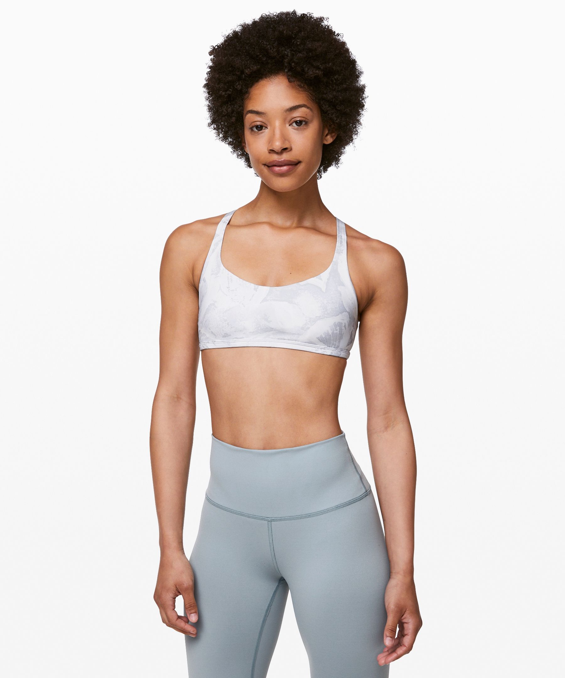 Lululemon Free To Be Bra (wild) *light Support, A/b Cup In Tropical Shadow Starlight Multi