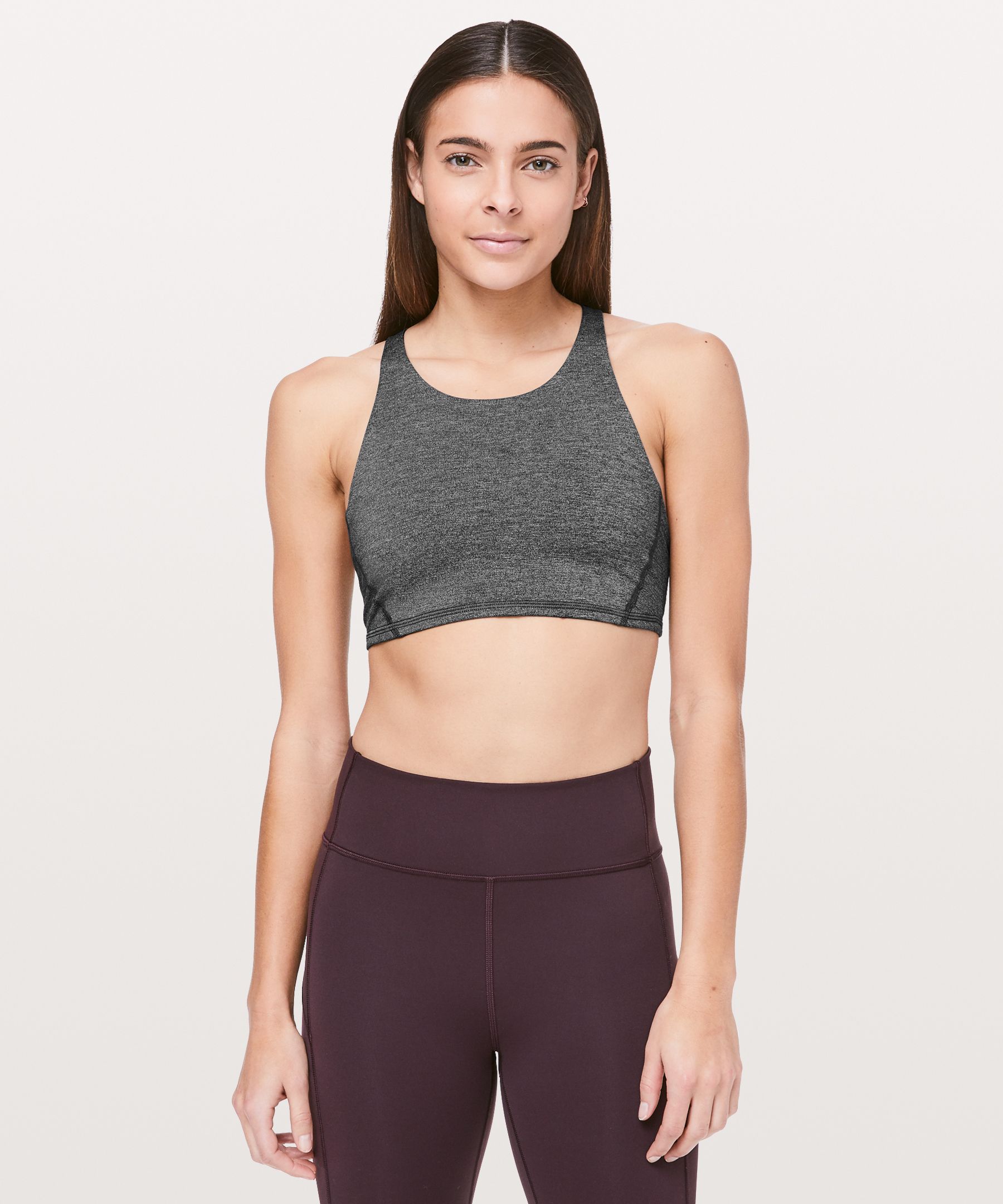 Lululemon Free To Be Bra High Neck*light Support, A/b Cup Online Only In Black