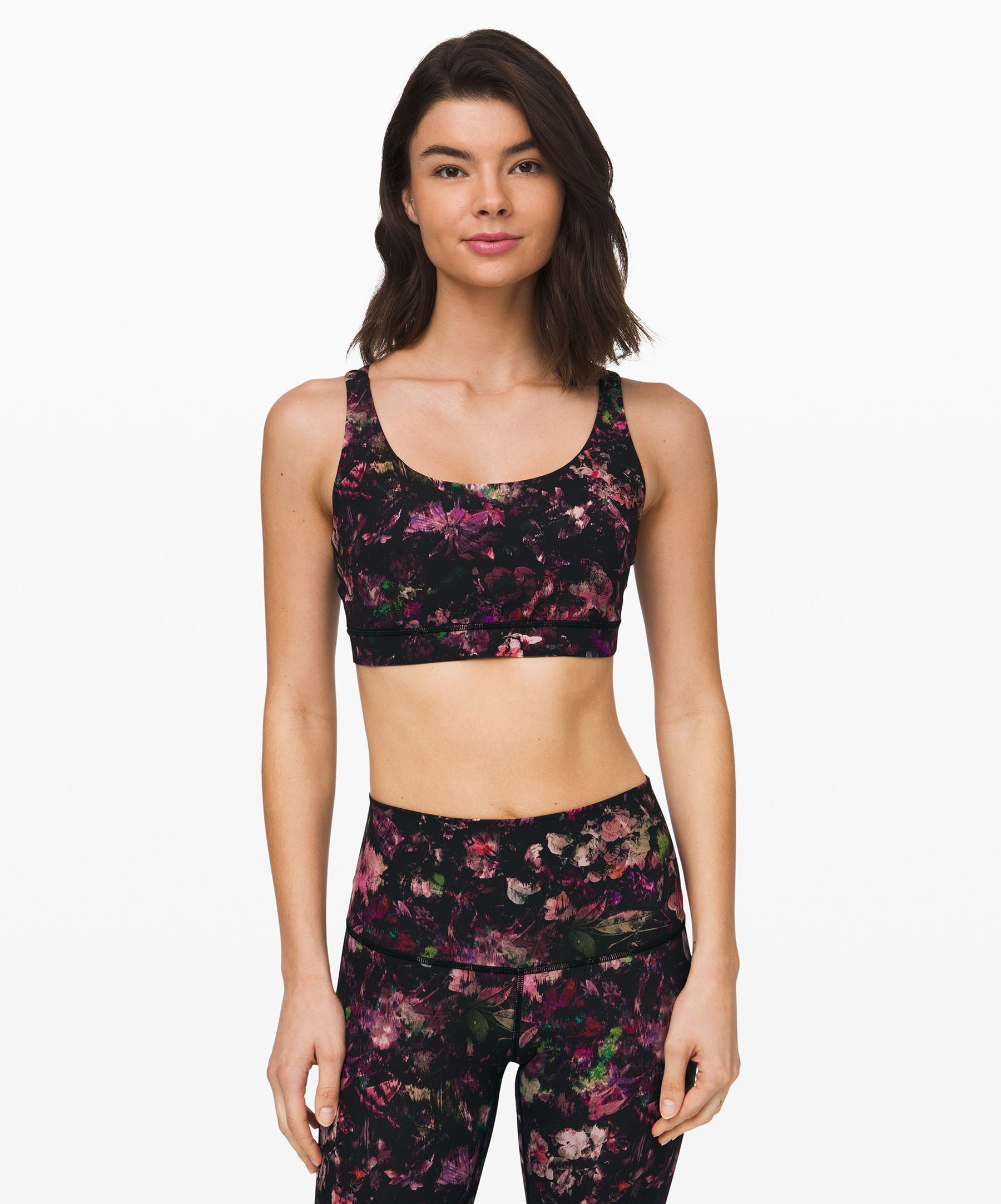 Lululemon Energy Bra Medium Support, B-d Cups In Heritage 365 Camo Smoky  Red Night Sea