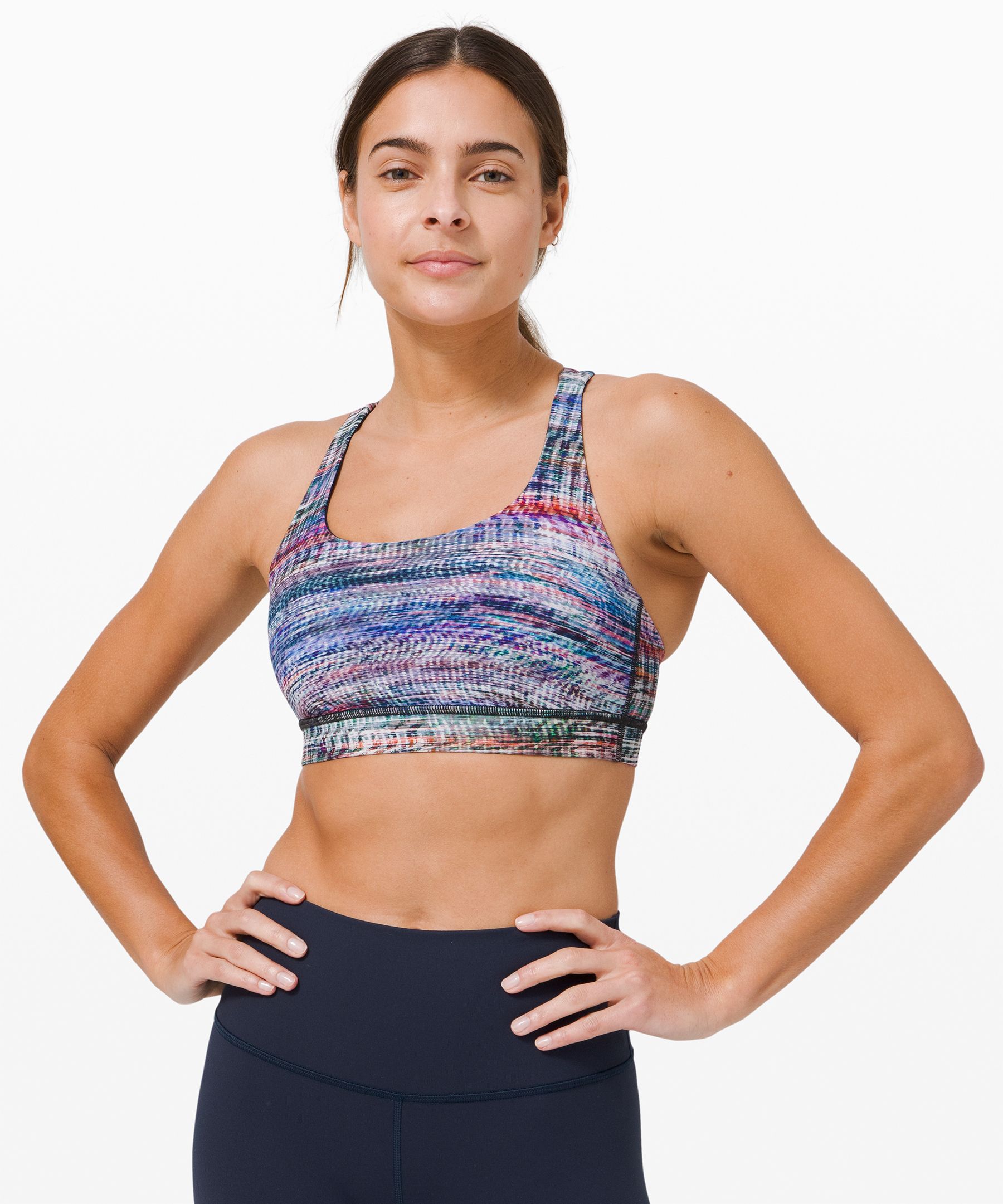 Lululemon Energy Bra*medium Support, B/c Cup In Printed