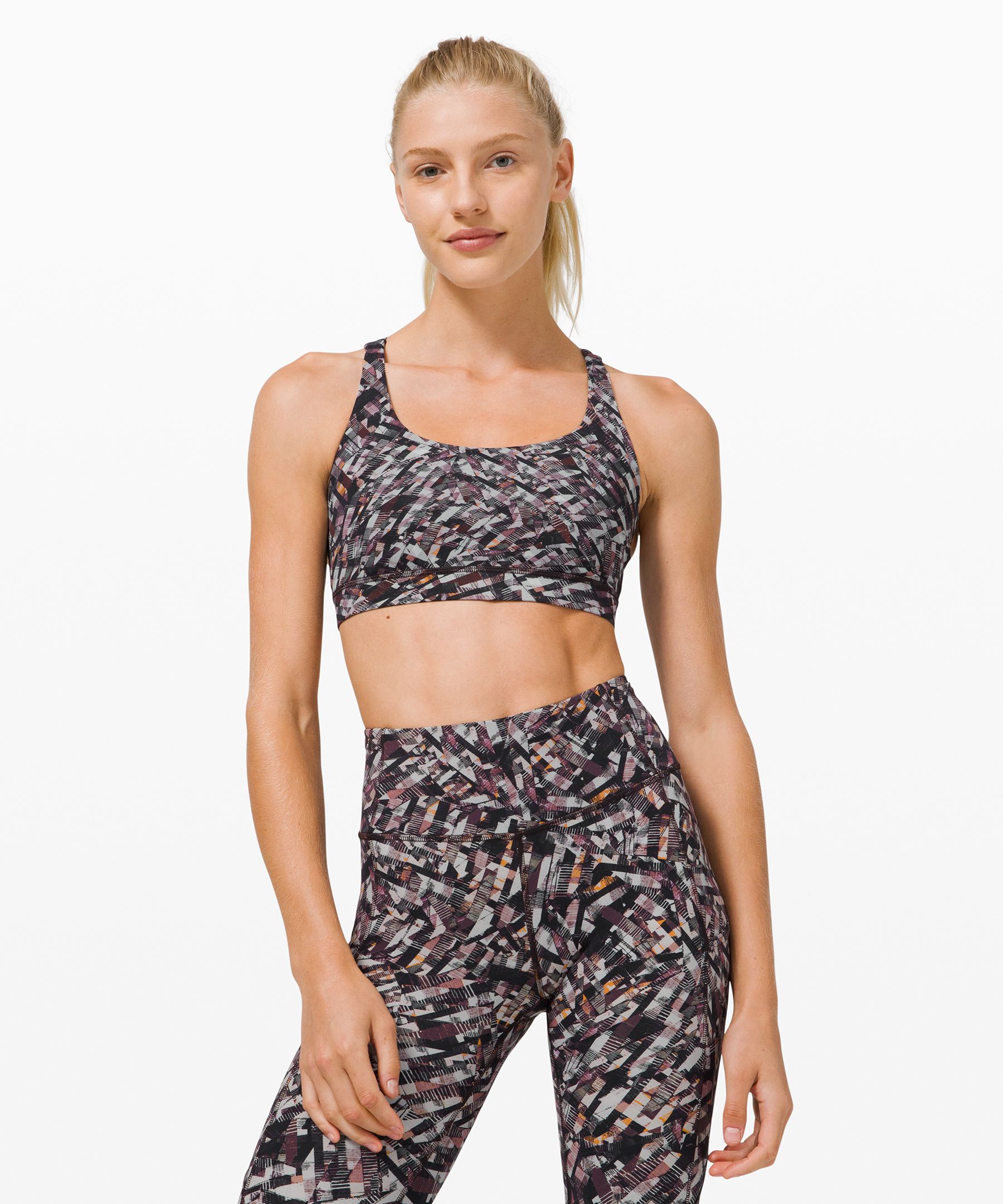 Lululemon Energy Bra *Medium Support, B–D Cup - Heritage 365 Camo