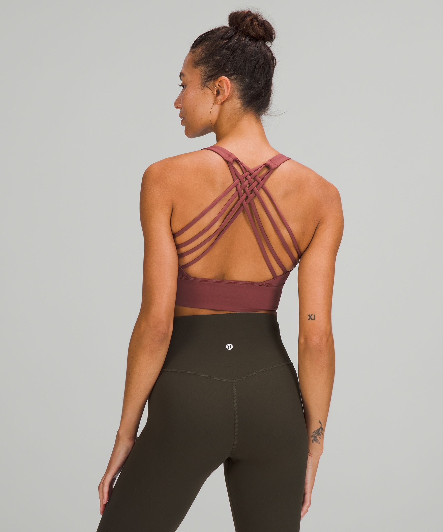  Lululemon Free to Be Wild Strappy Sports Bra Black (4