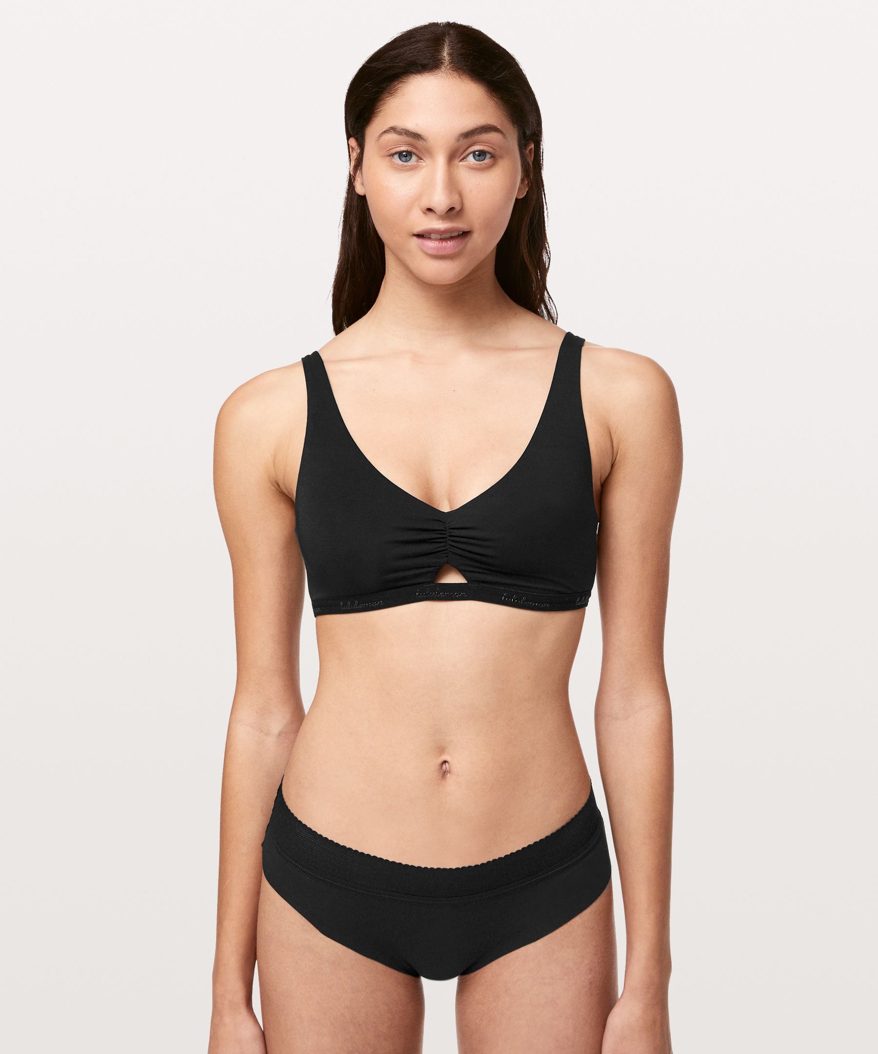 lululemon athletica, Intimates & Sleepwear, Lululemon Simply Gathered  Bralette In Black