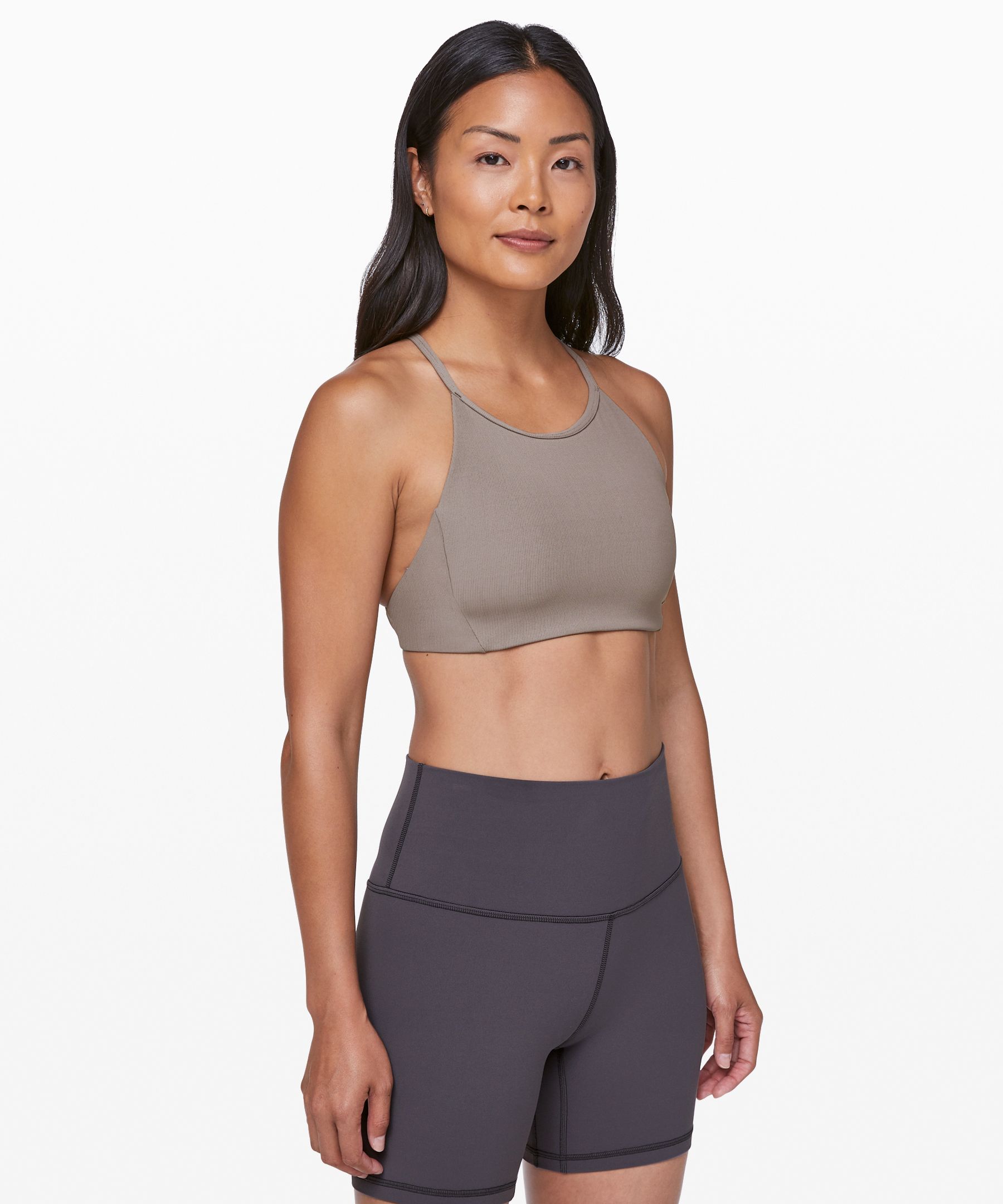 Lululemon Inner Glow Bra In Half Moon