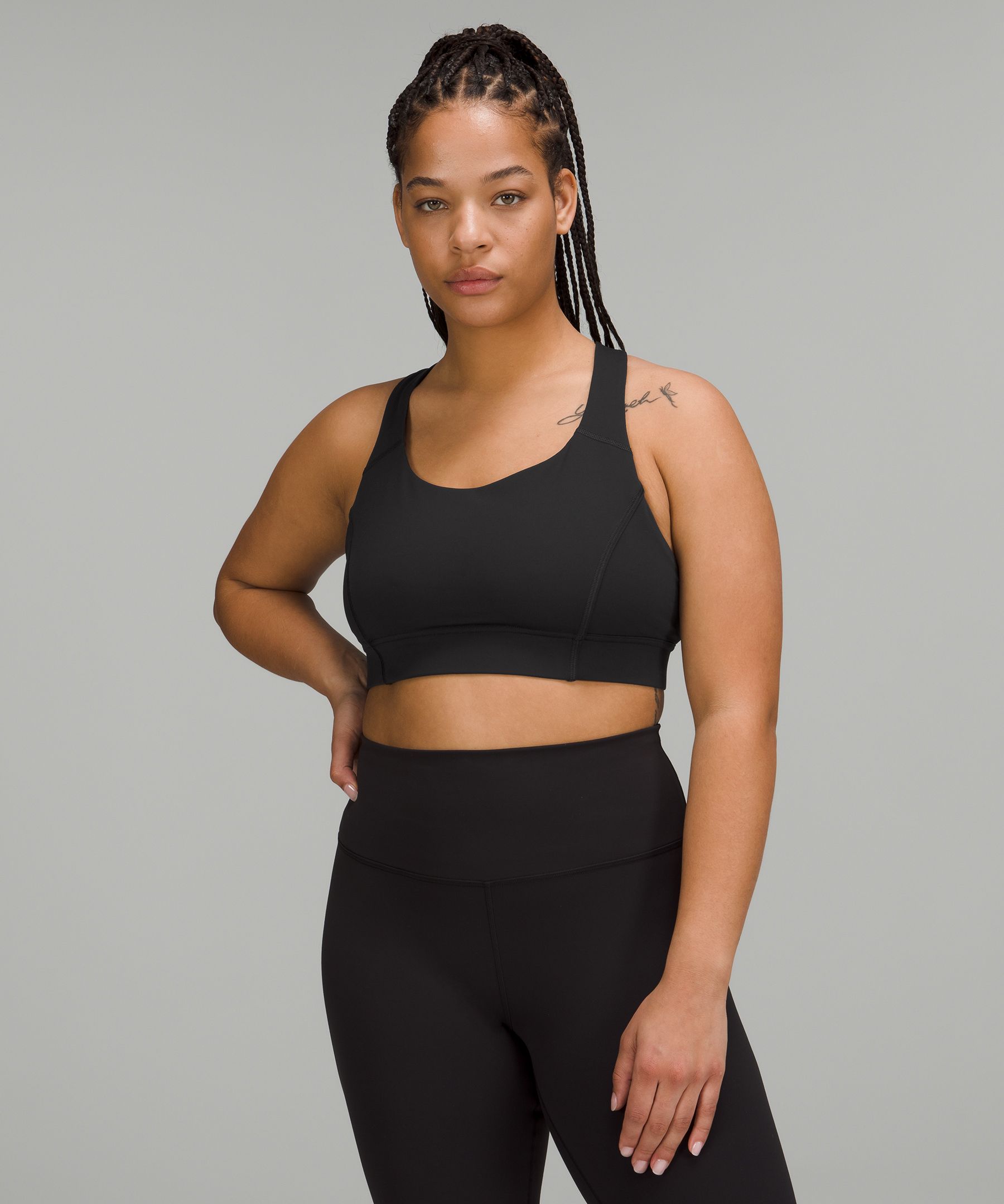 Lululemon Enlite Bra Weave *High Support, A–E Cups - Grey Sage