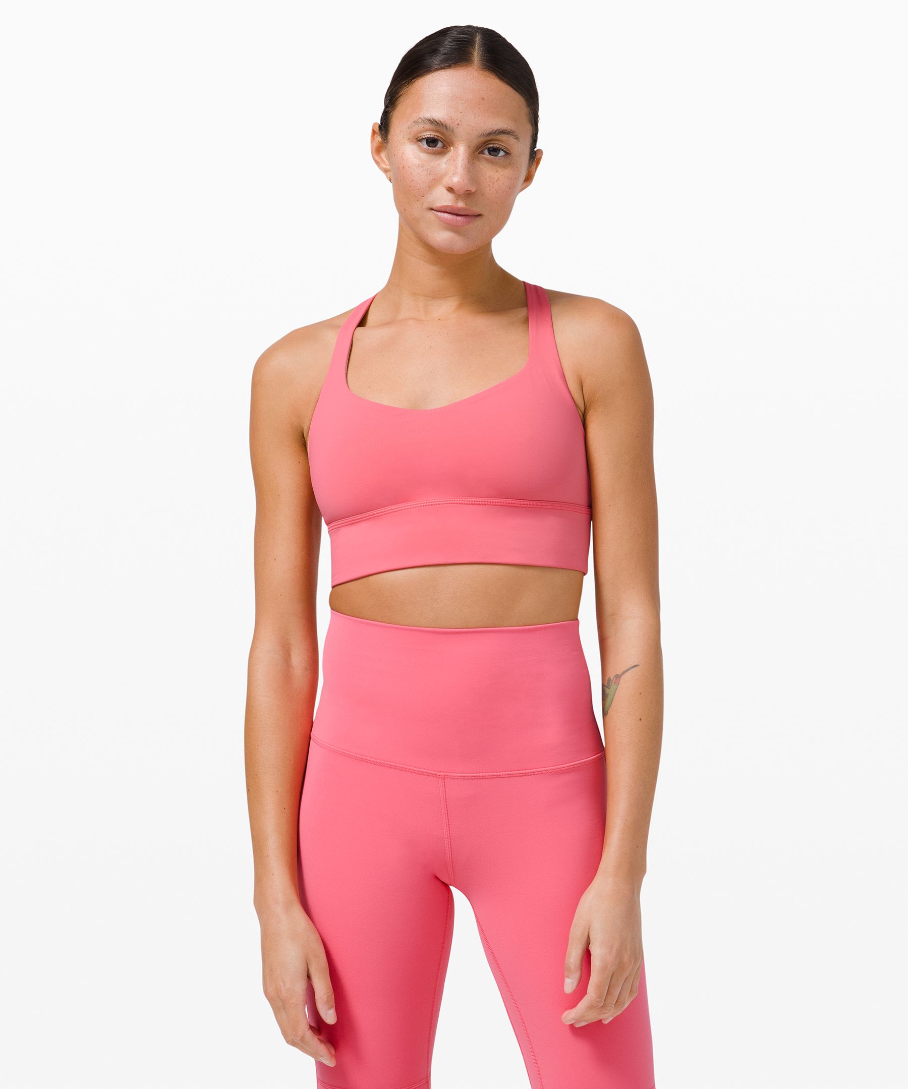 Lululemon Wild *light Support, A/b Cups Online Only In Neon