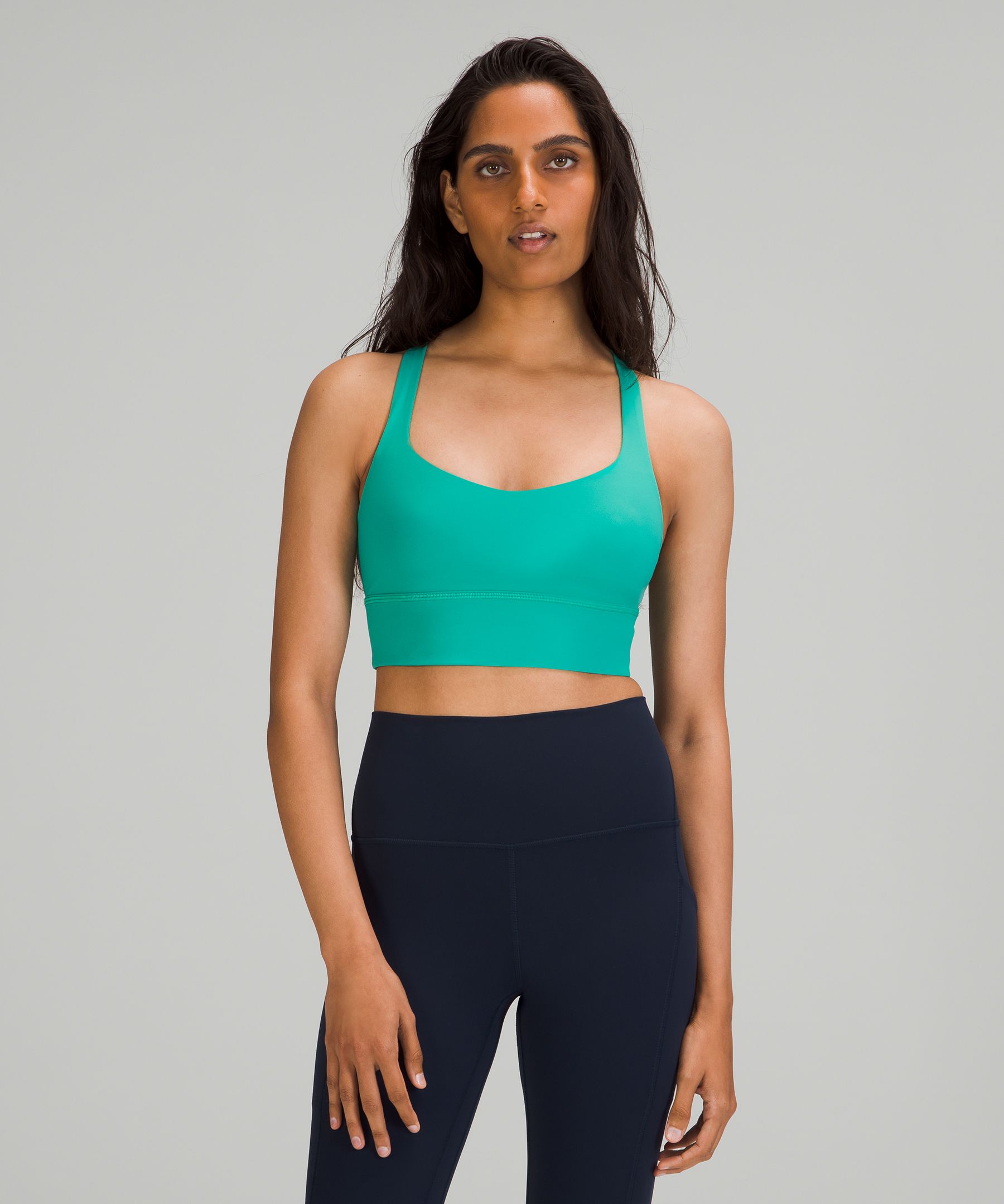 Lululemon Wild Light Support, A/b Cups In Maldives Green