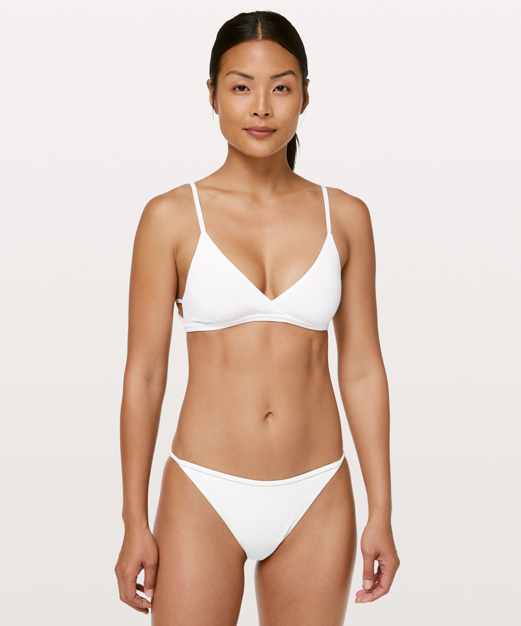 Lululemon Simply Strappy Bralette*a/b Cup In Citrus Ice