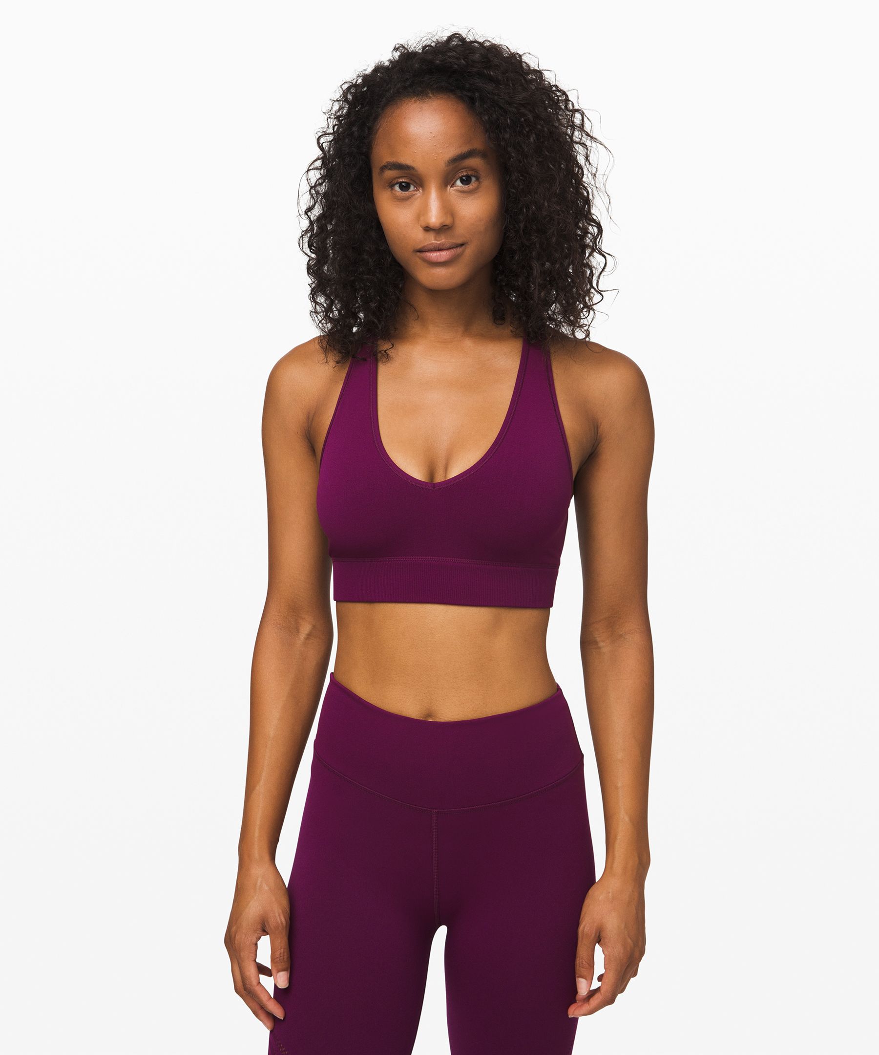 lululemon mesh sports bra