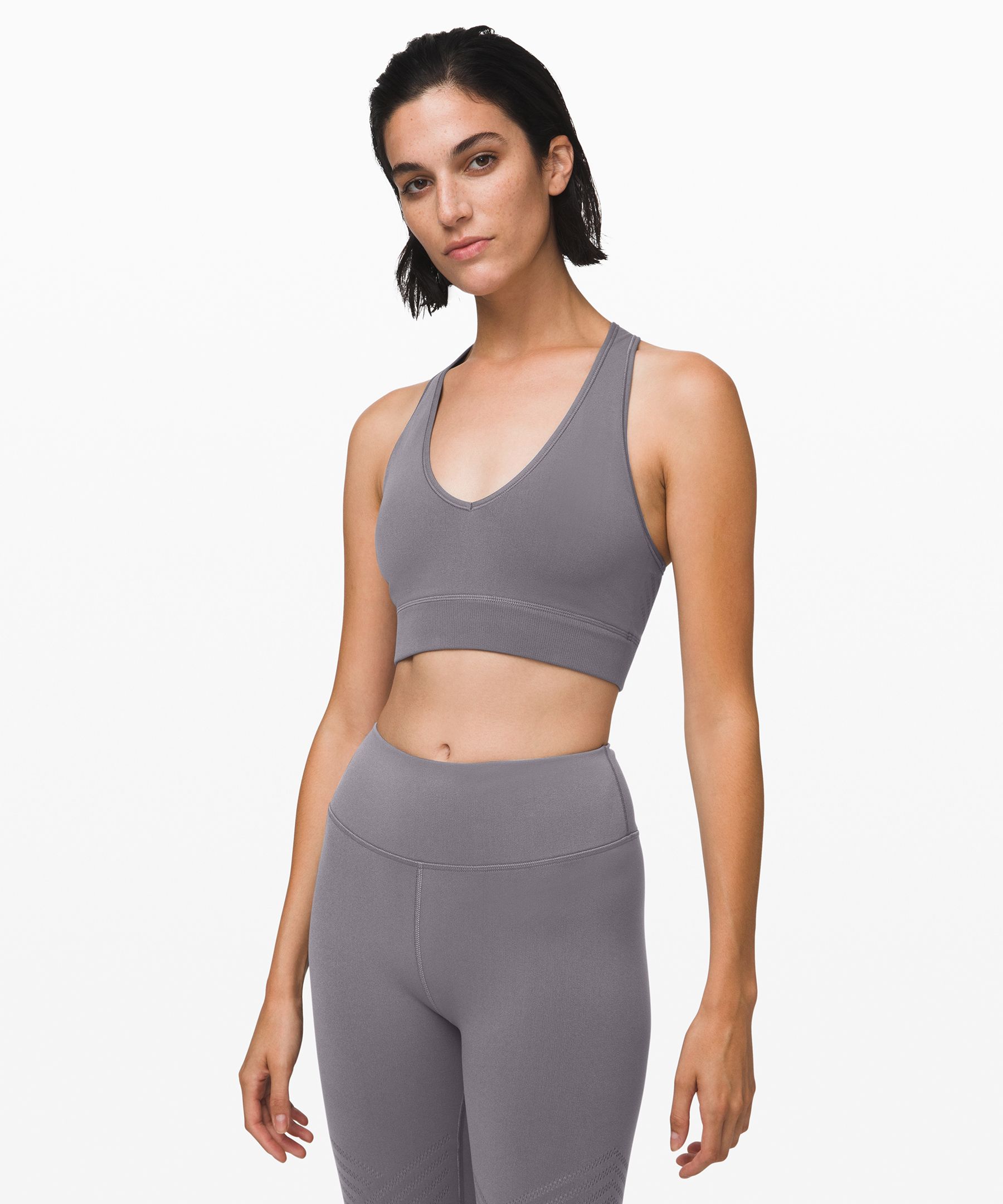 lululemon striped sports bra