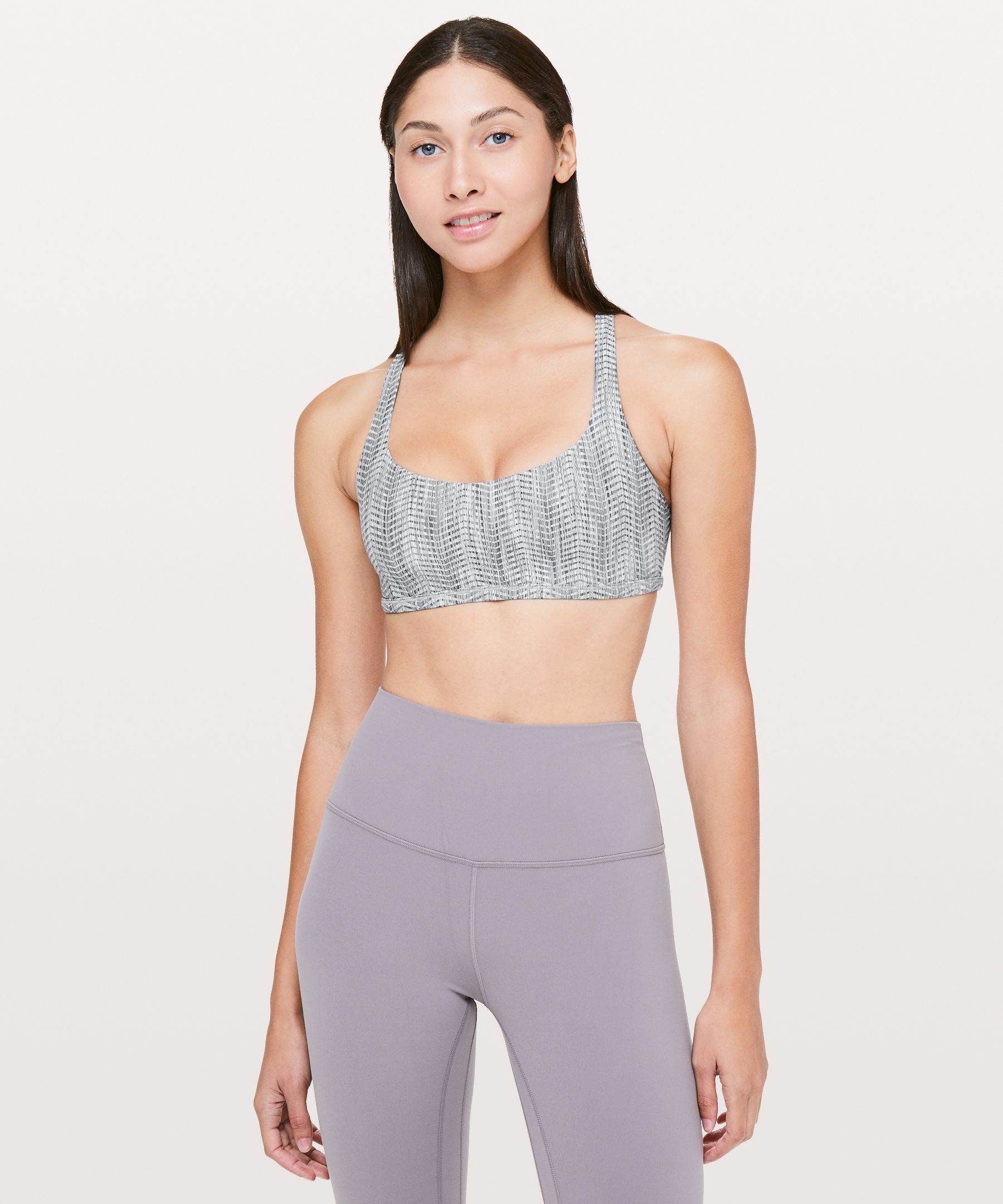 Lululemon Free To Be Bra - Wild Light Support, A/b Cup In Sonic